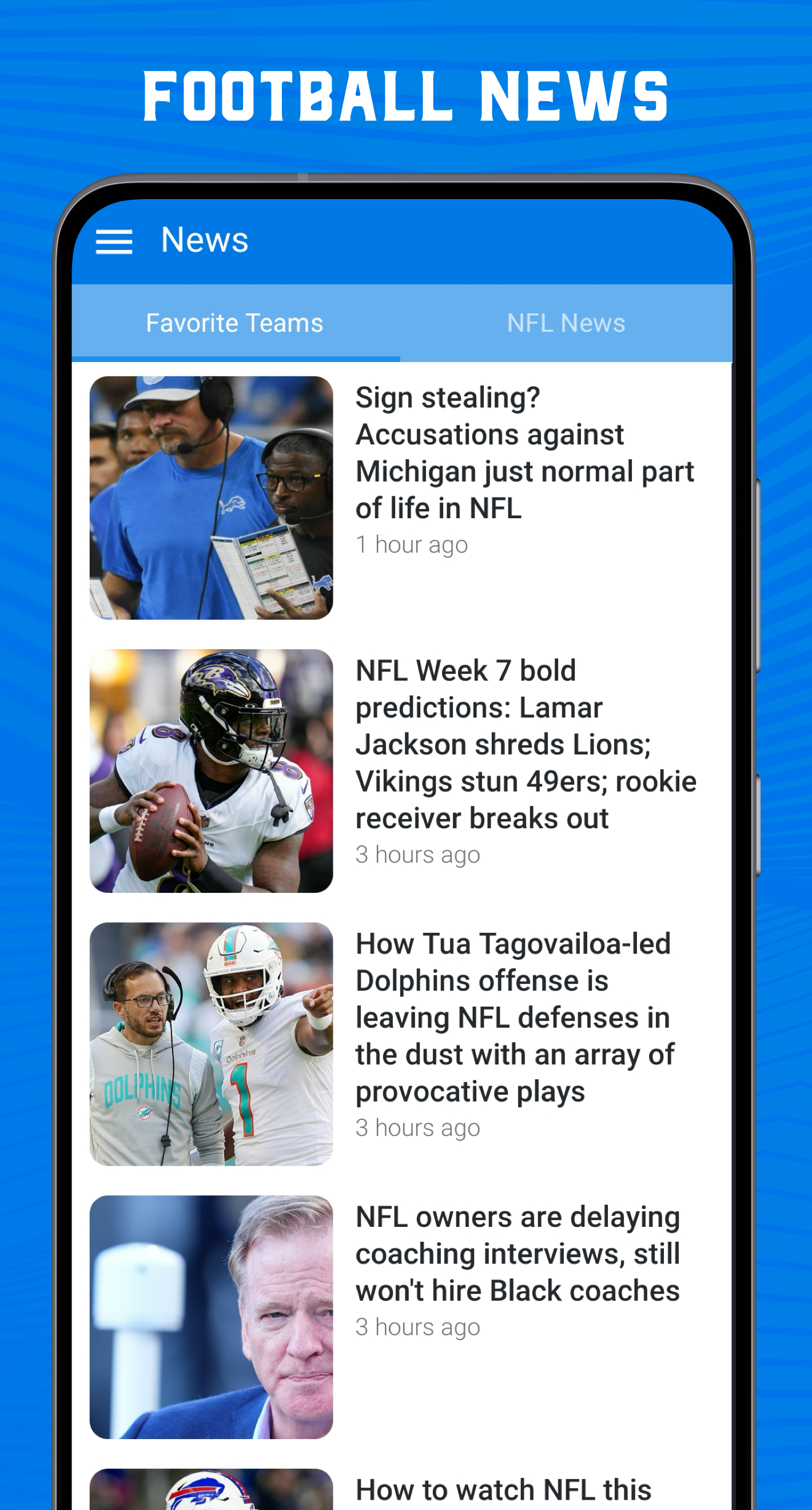 اسکرین شات 8 برنامه Superfan Sports: NFL Football