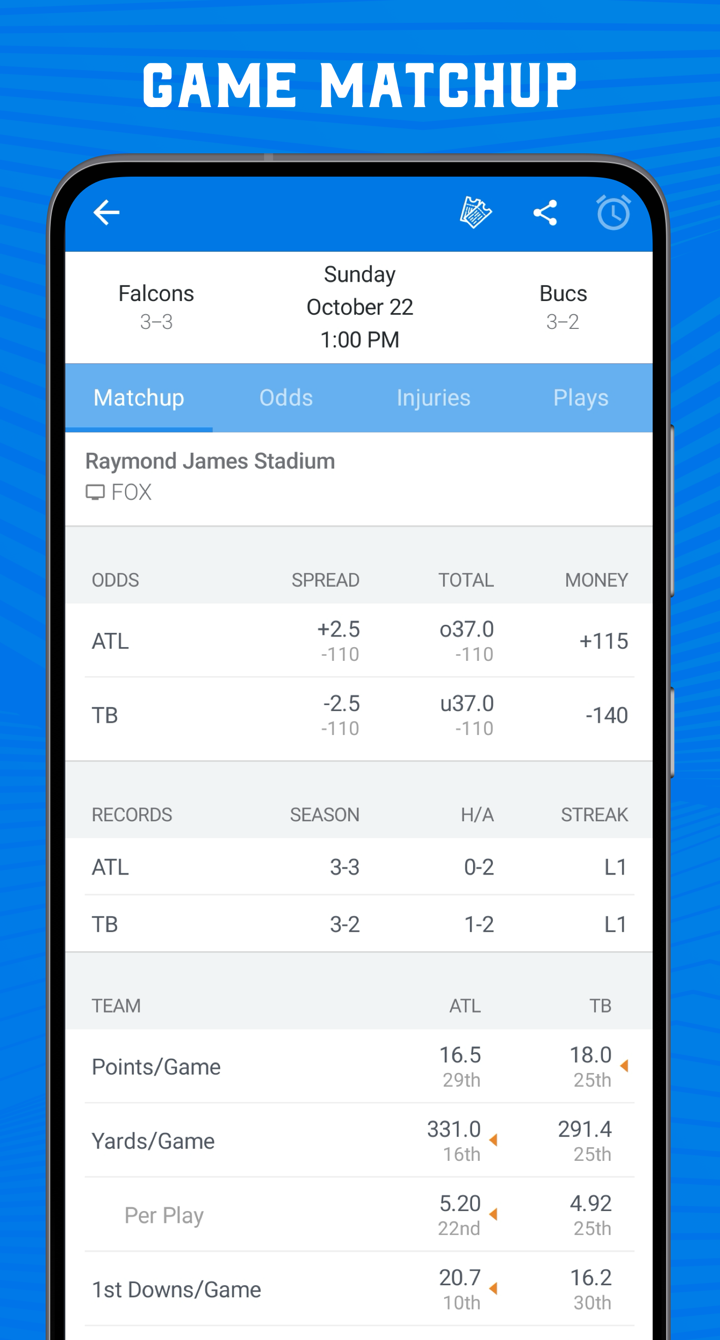 اسکرین شات 7 برنامه Superfan Sports: NFL Football
