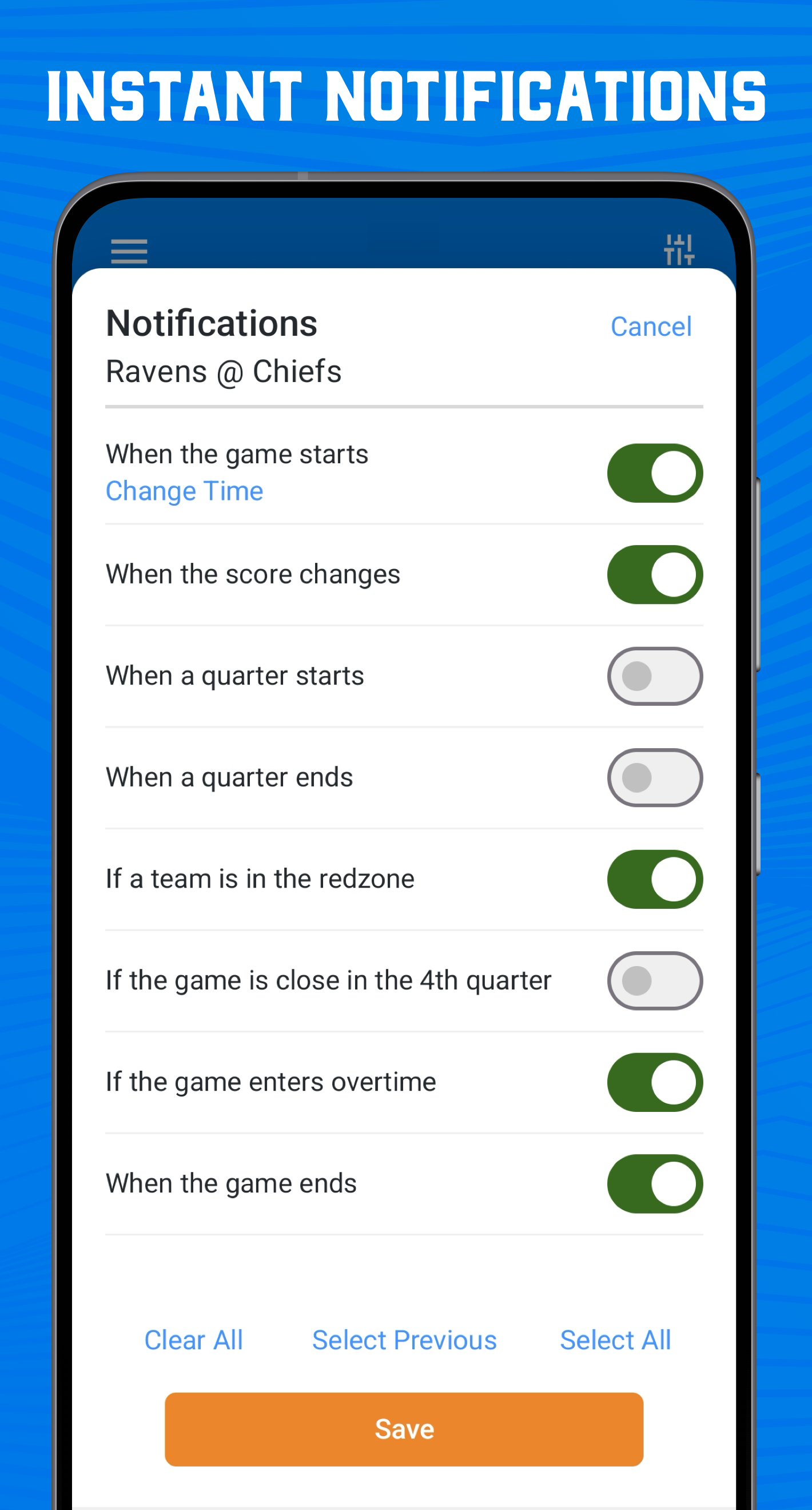 اسکرین شات 6 برنامه Superfan Sports: NFL Football