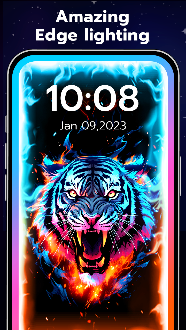 اسکرین شات 5 برنامه Edge Lighting: Border Light