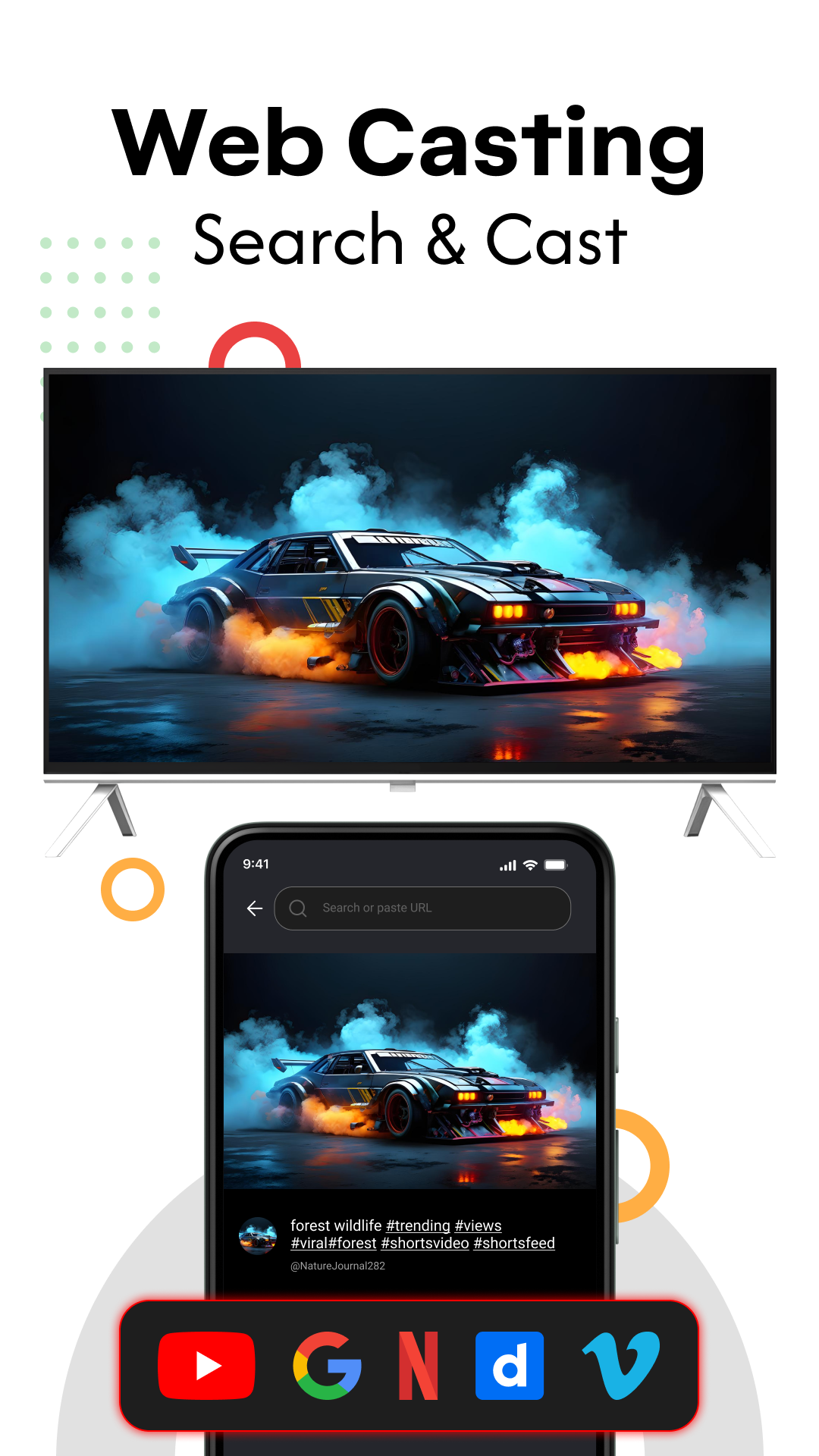 اسکرین شات 4 برنامه Cast to Tv: Screen Mirroring