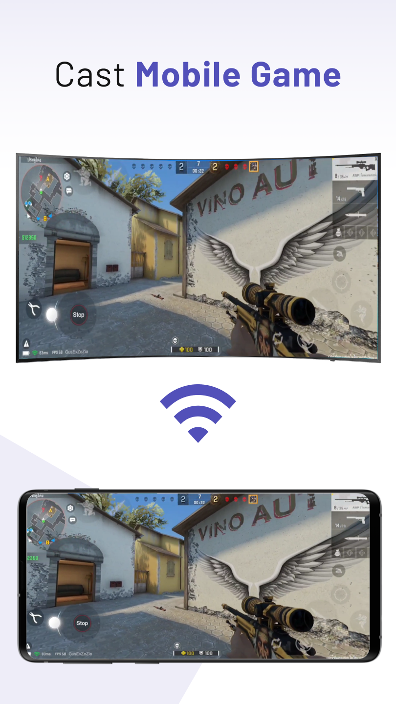 اسکرین شات 4 برنامه Cast to TV & Screen Mirroring