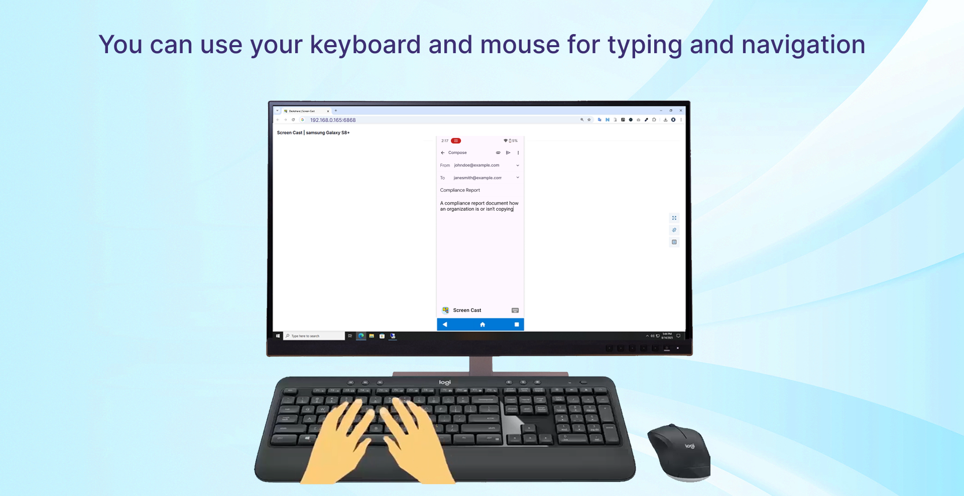 اسکرین شات 6 برنامه Screen Cast -View Mobile on PC