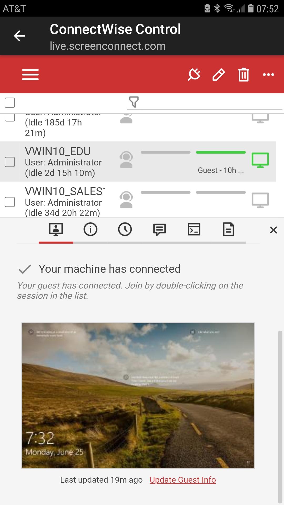 اسکرین شات 4 برنامه ConnectWise ScreenConnect