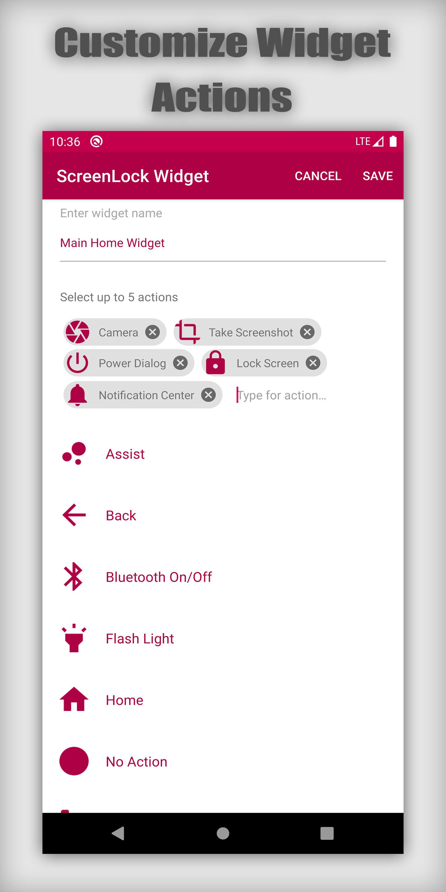 اسکرین شات 4 برنامه Screen lock and off - Sensors