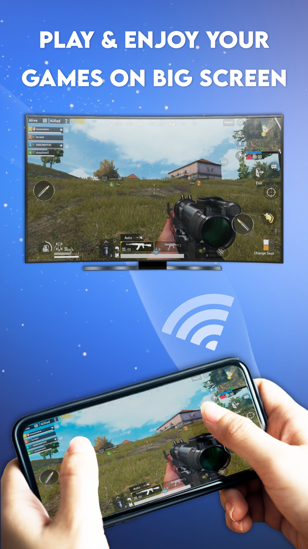 اسکرین شات 3 برنامه Screen Mirroring & Cast to TV