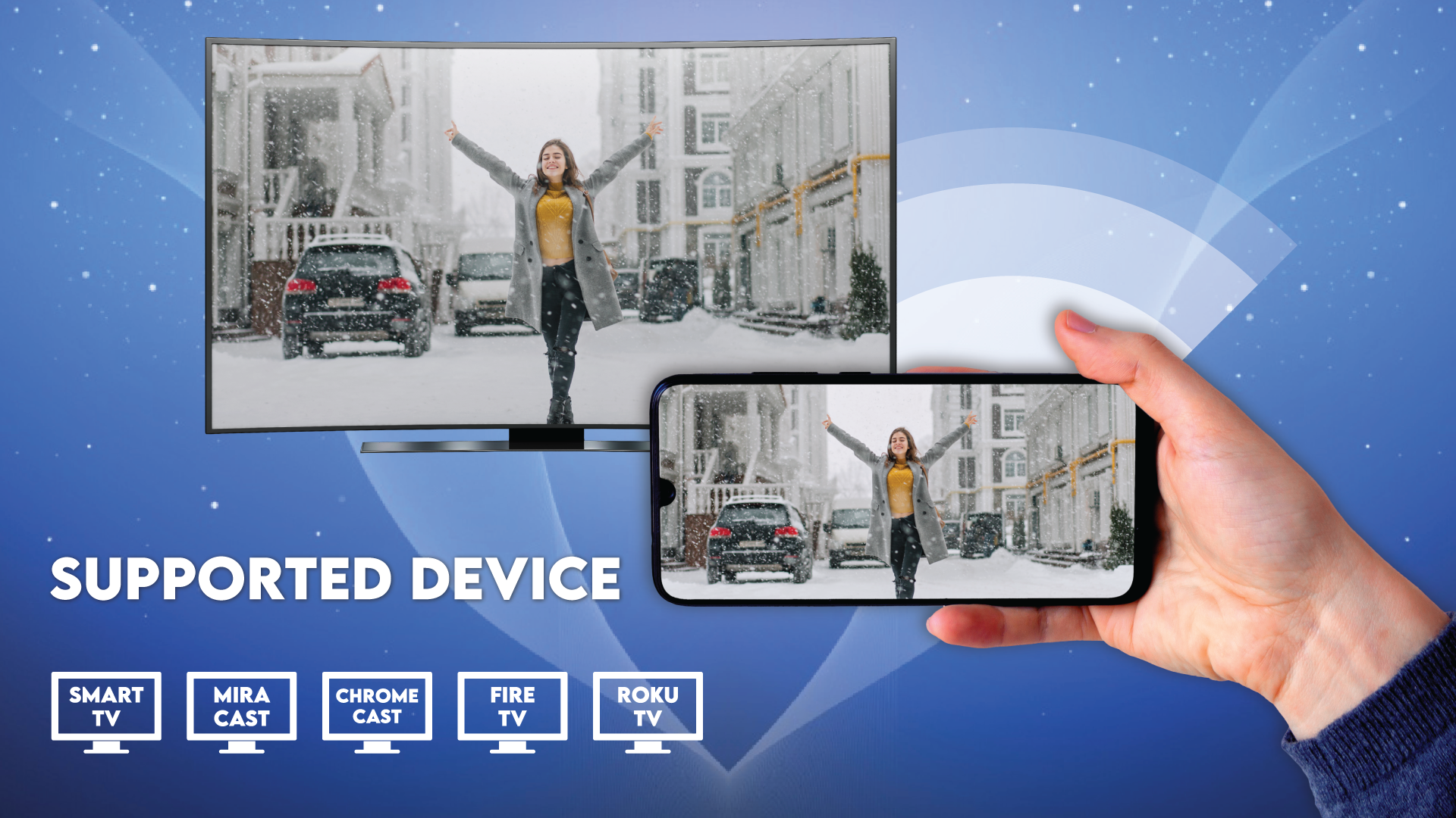 اسکرین شات 4 برنامه Screen Mirroring & Cast to TV