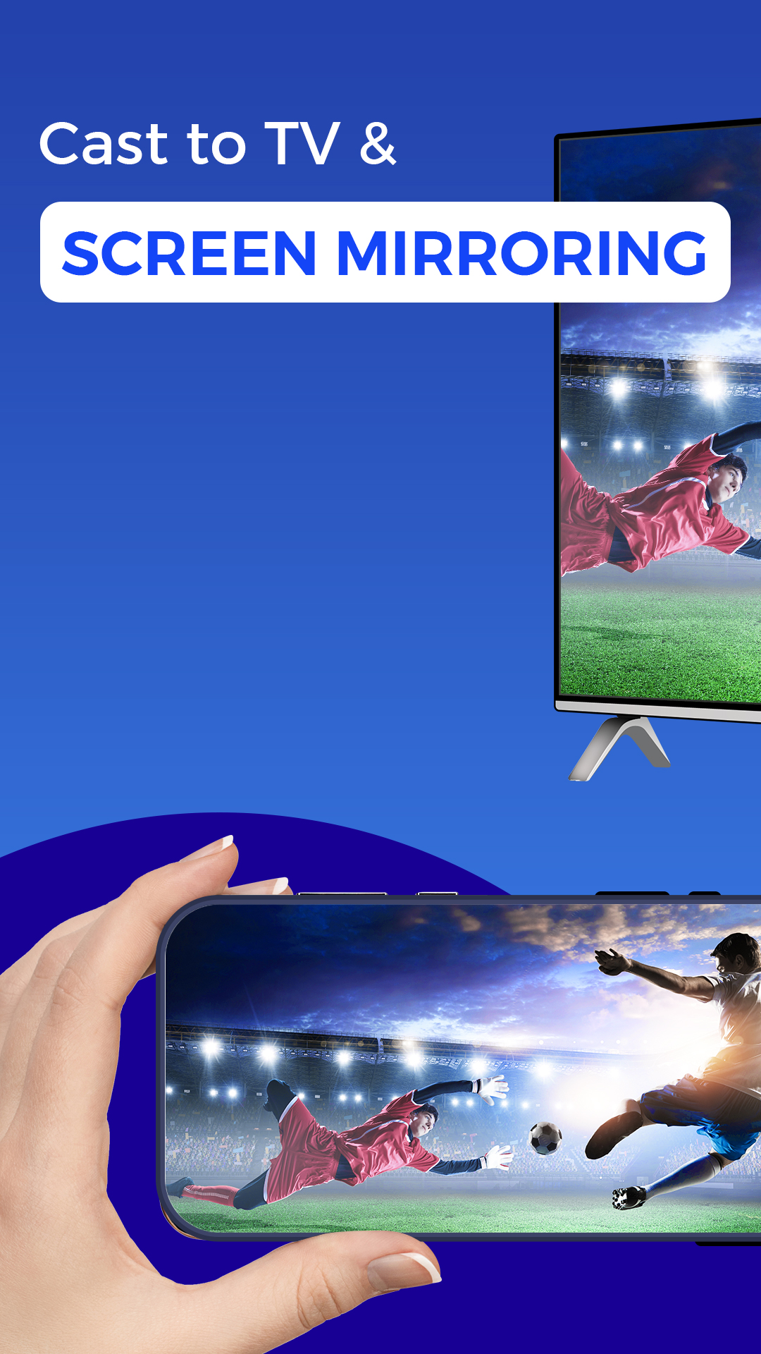 اسکرین شات 1 برنامه Cast to TV - Screen Mirroring