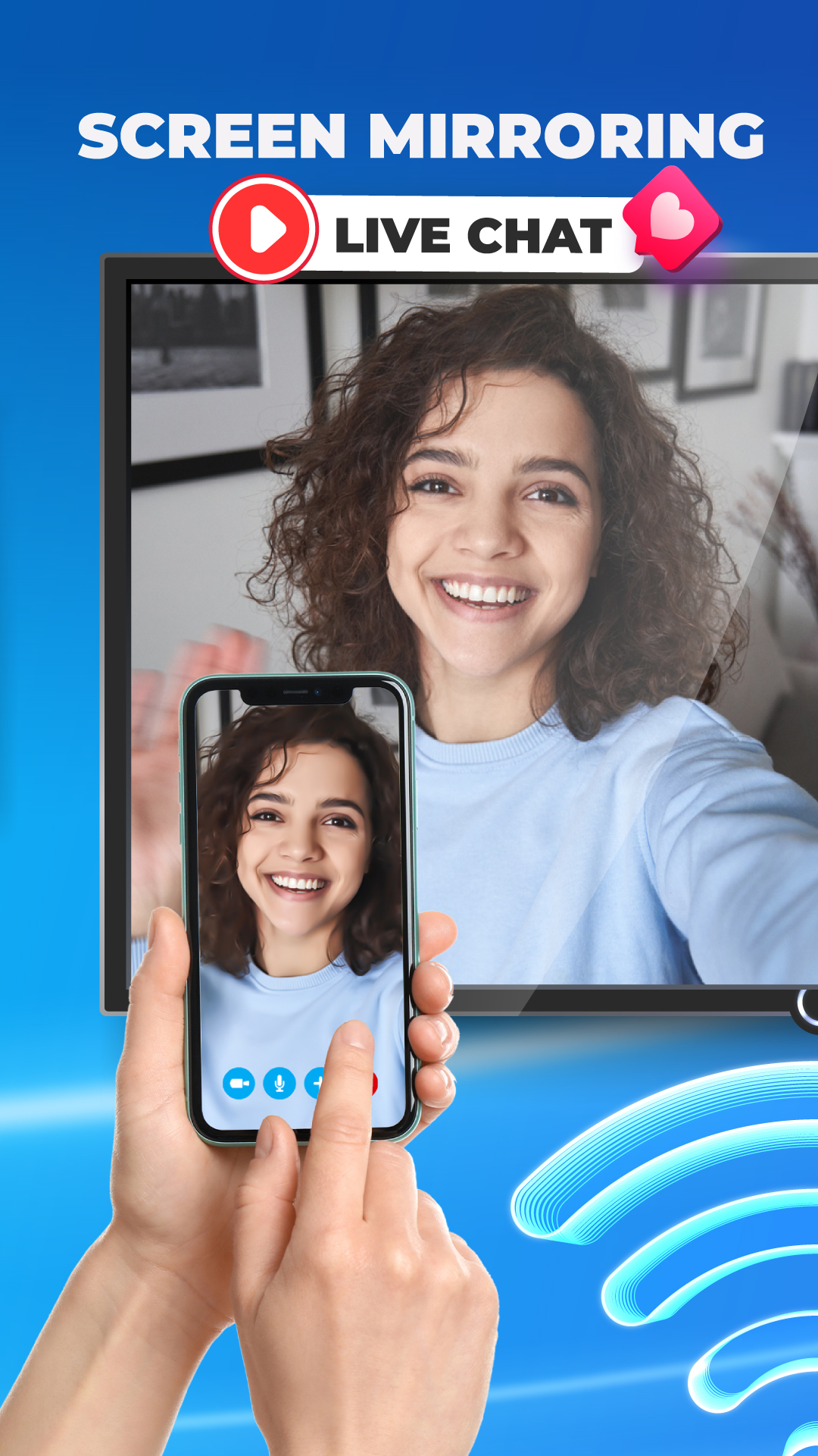 اسکرین شات 3 برنامه Screen Mirroring & Cast To TV