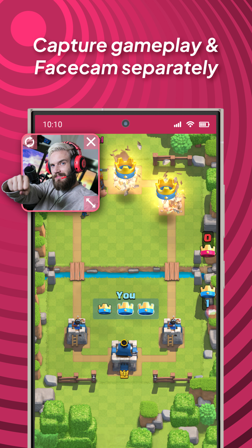 اسکرین شات 1 برنامه Video Screen Recorder, Live