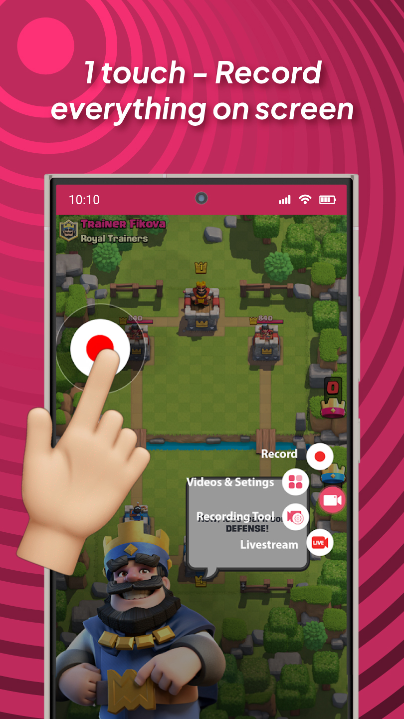 اسکرین شات 3 برنامه Video Screen Recorder, Live