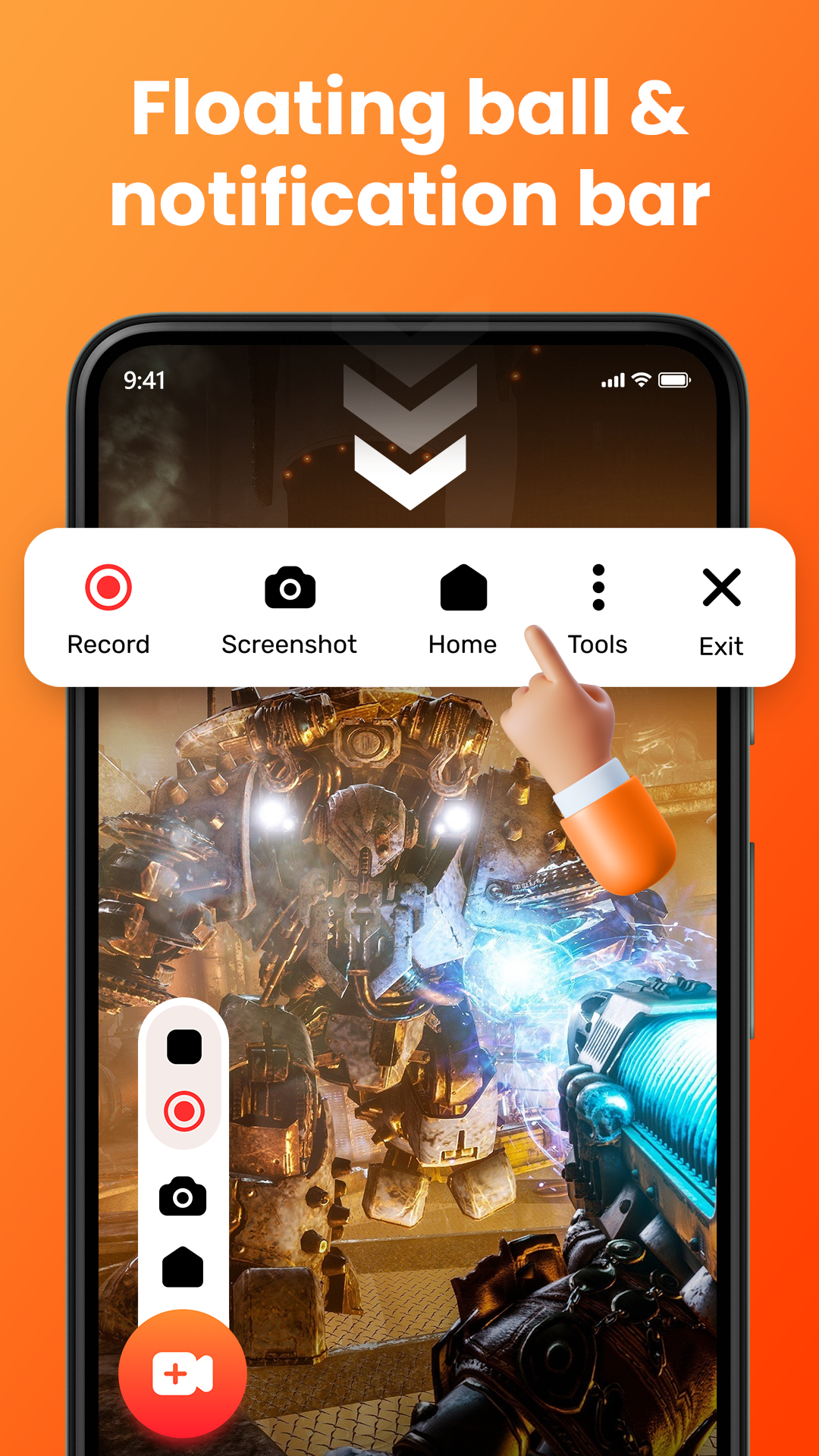 اسکرین شات 6 برنامه Screen Recorder For Android