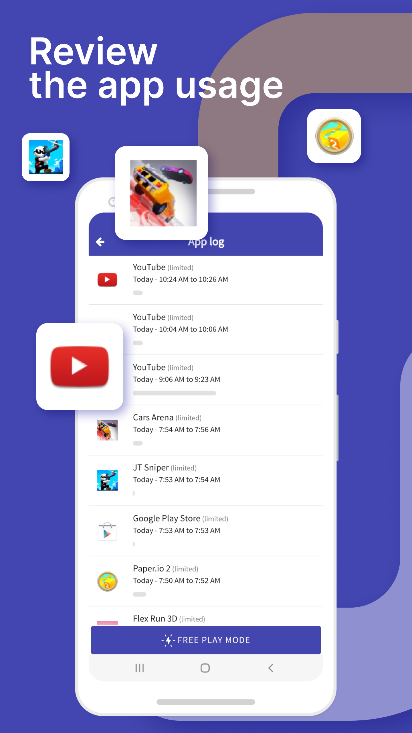 اسکرین شات 5 برنامه Screen Time - Parental Control