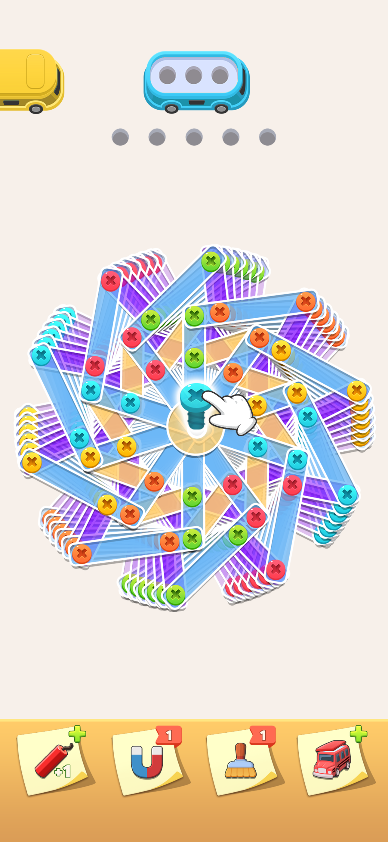 اسکرین شات 1 بازی Screw Pin - Nuts Jam