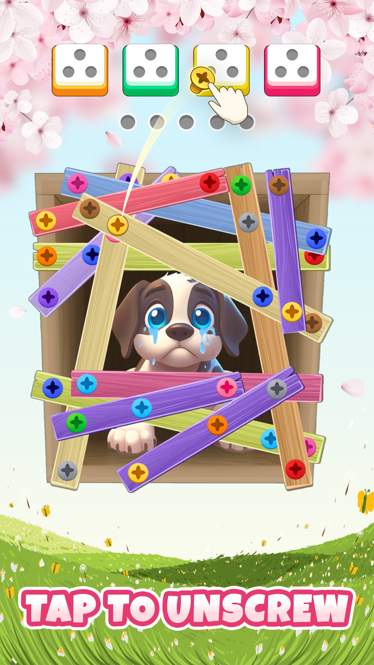 اسکرین شات 1 بازی Puppy Screw Color: Nuts Master