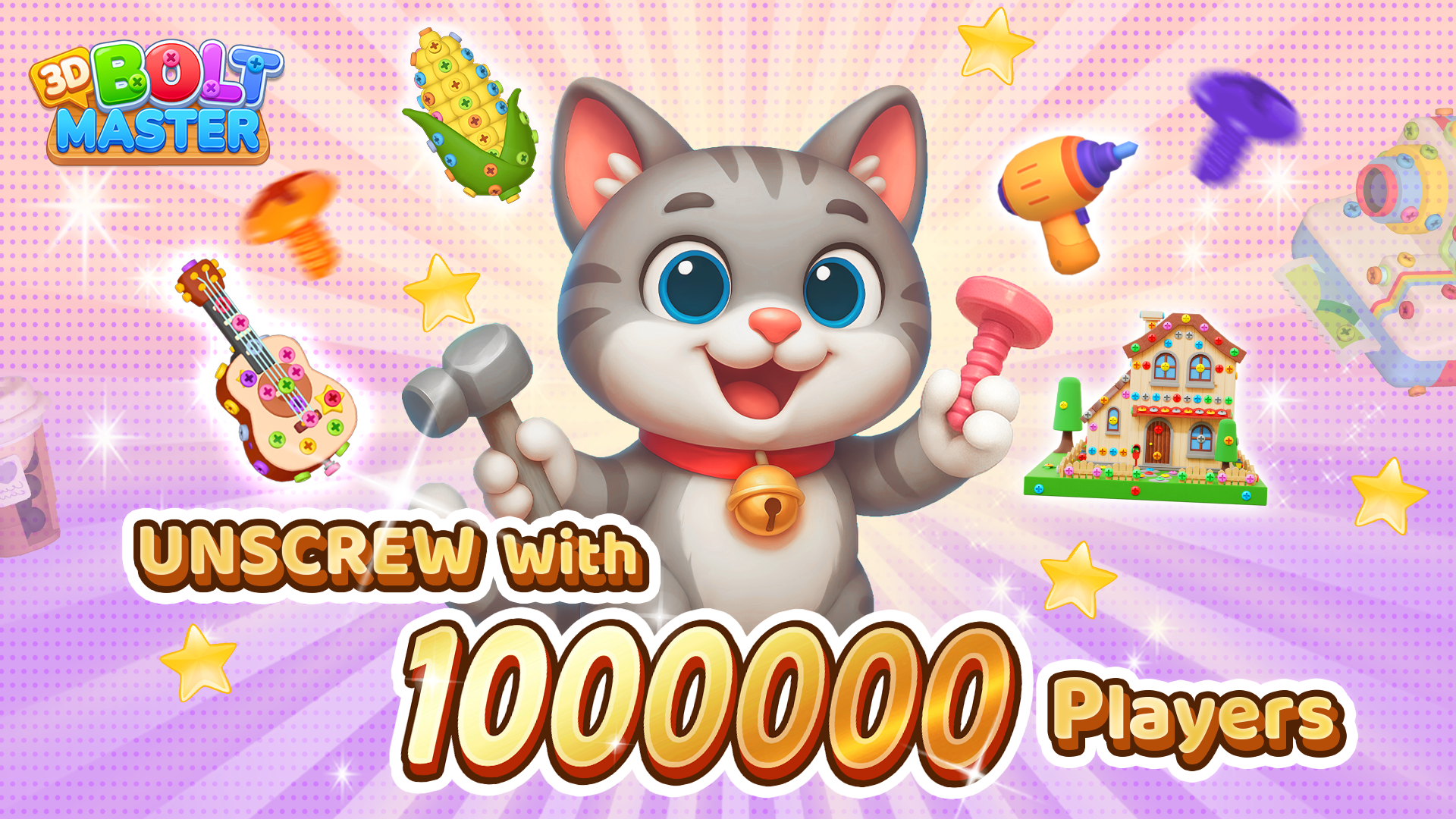 اسکرین شات 1 بازی 3D Bolt Master™: Screw Master®