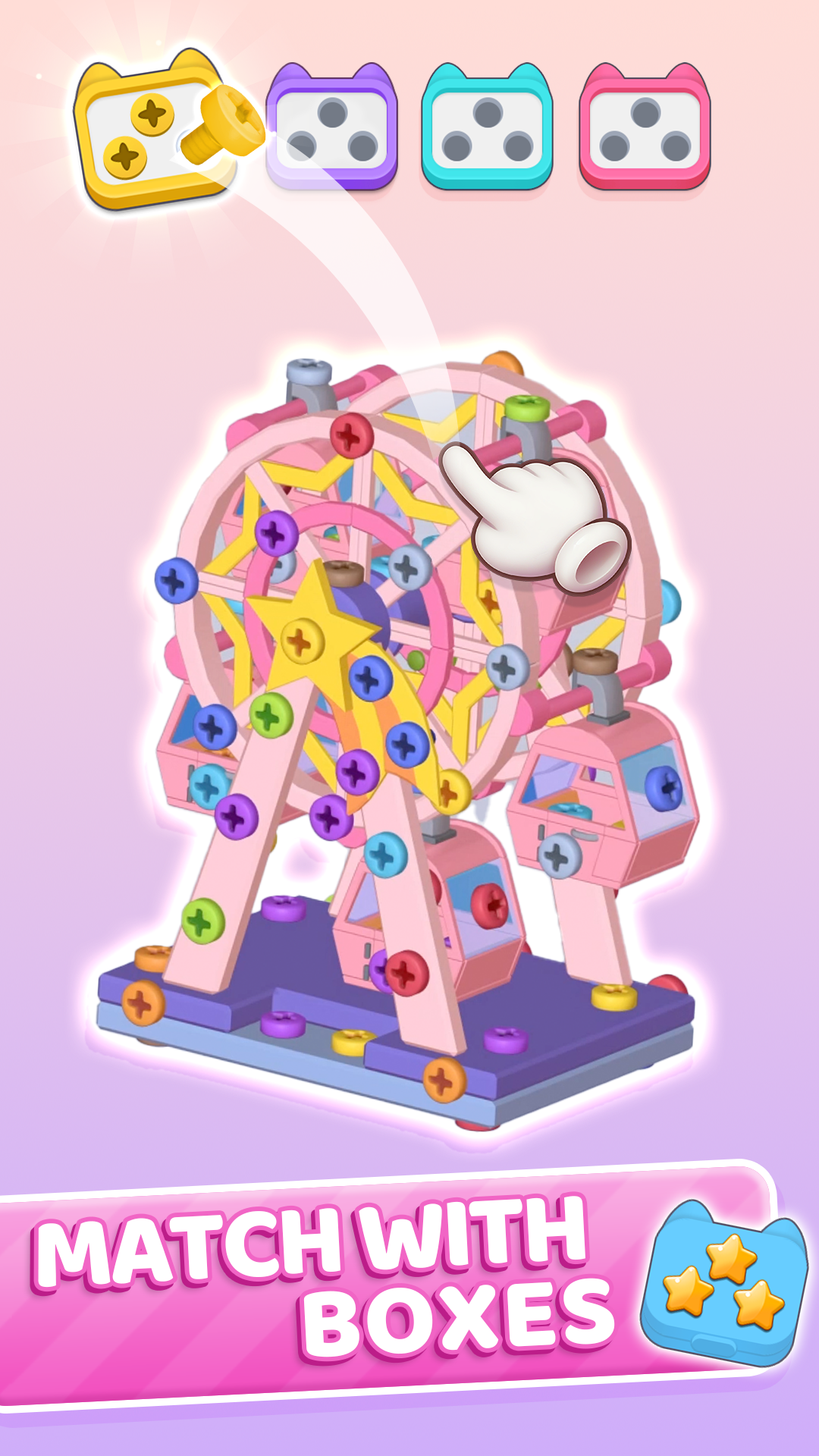 اسکرین شات 4 بازی 3D Bolt Master™: Screw Master®