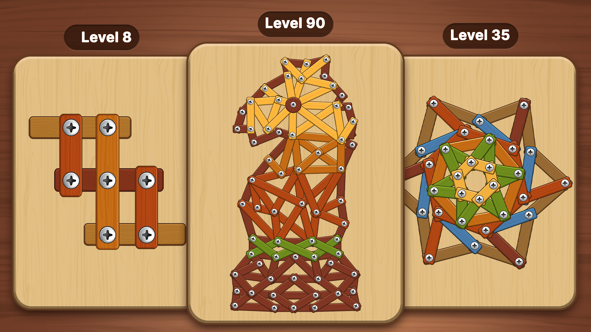 اسکرین شات 5 بازی Screw Challenge: Nuts & Bolts