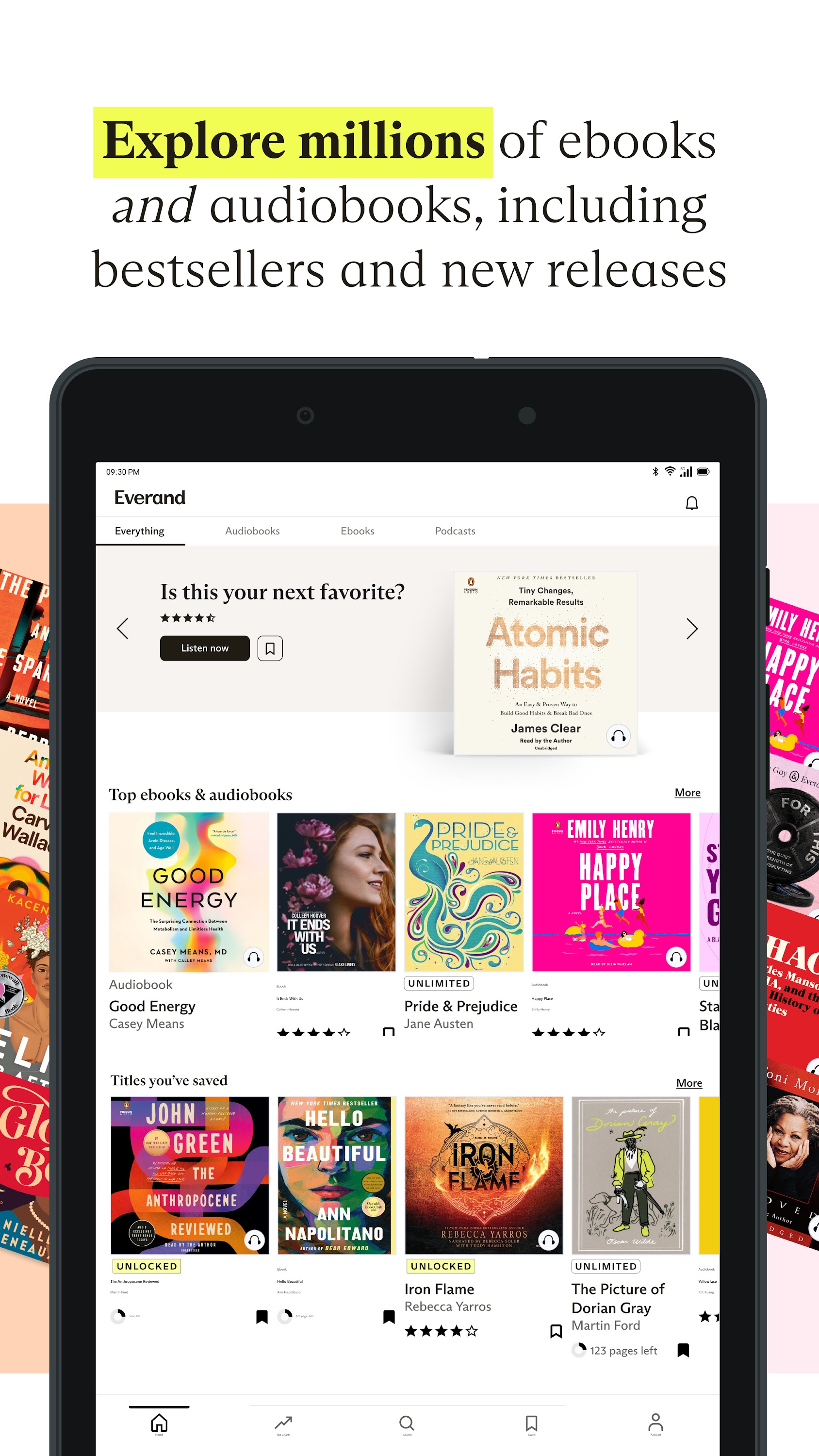 اسکرین شات 1 برنامه Everand: Ebooks and audiobooks