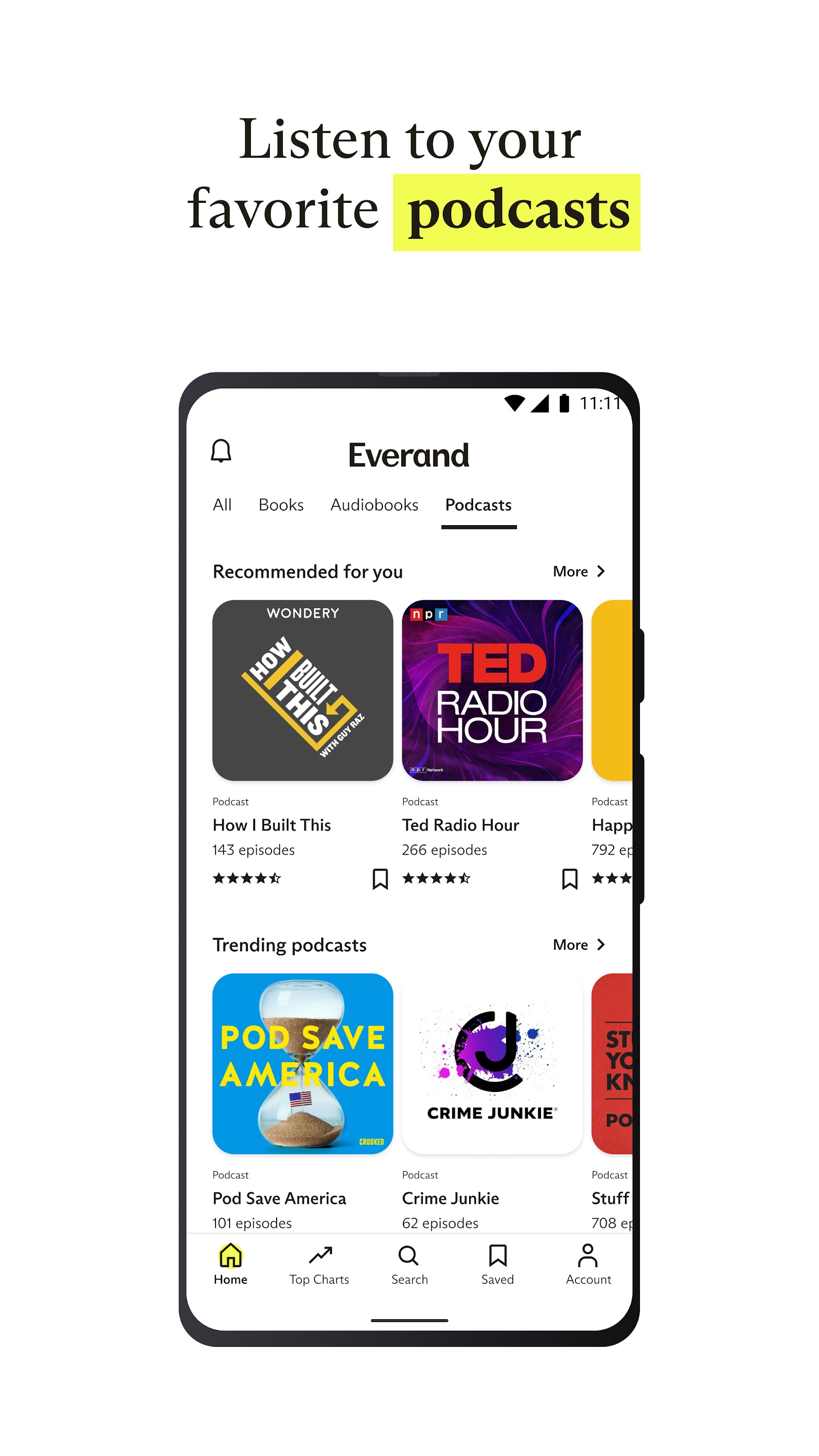 اسکرین شات 5 برنامه Everand: Audiobooks & Ebooks