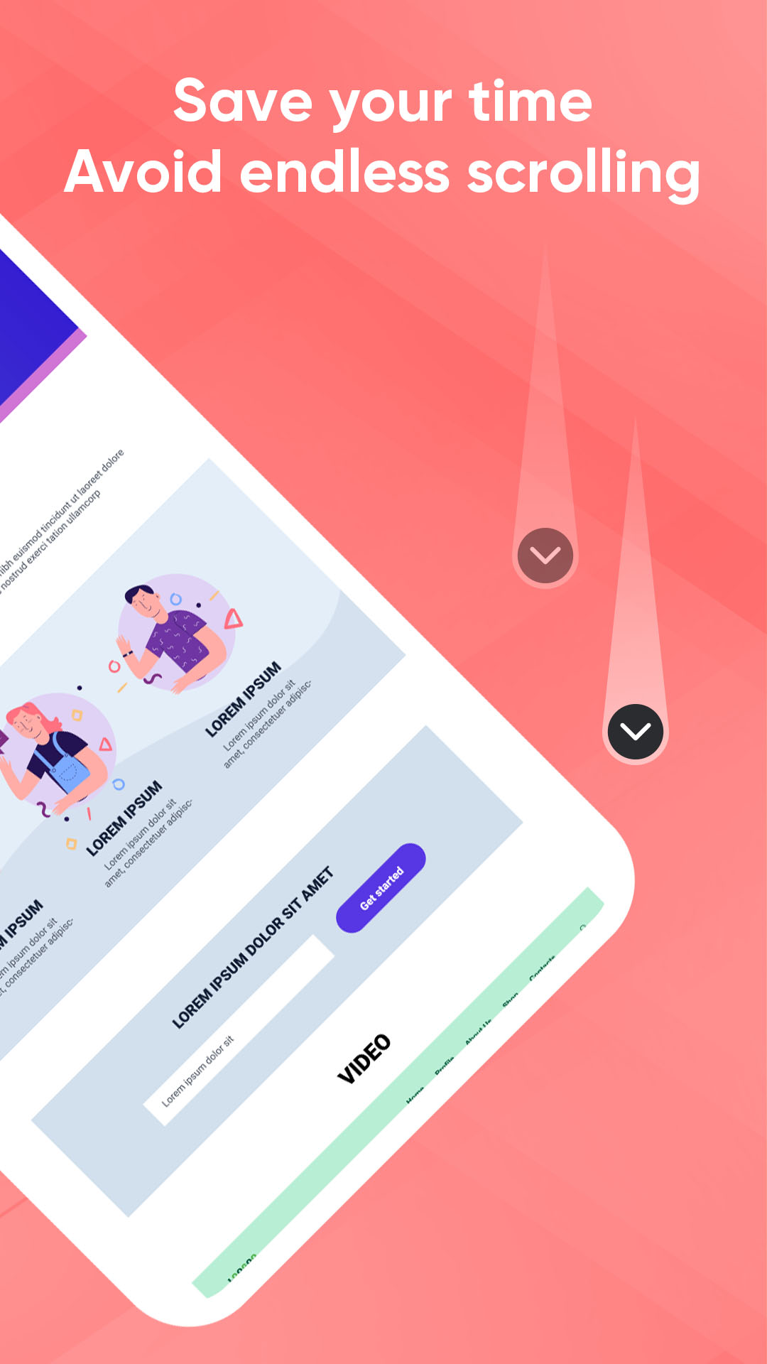 اسکرین شات 4 برنامه Tap Scroll - Perfect Scroll
