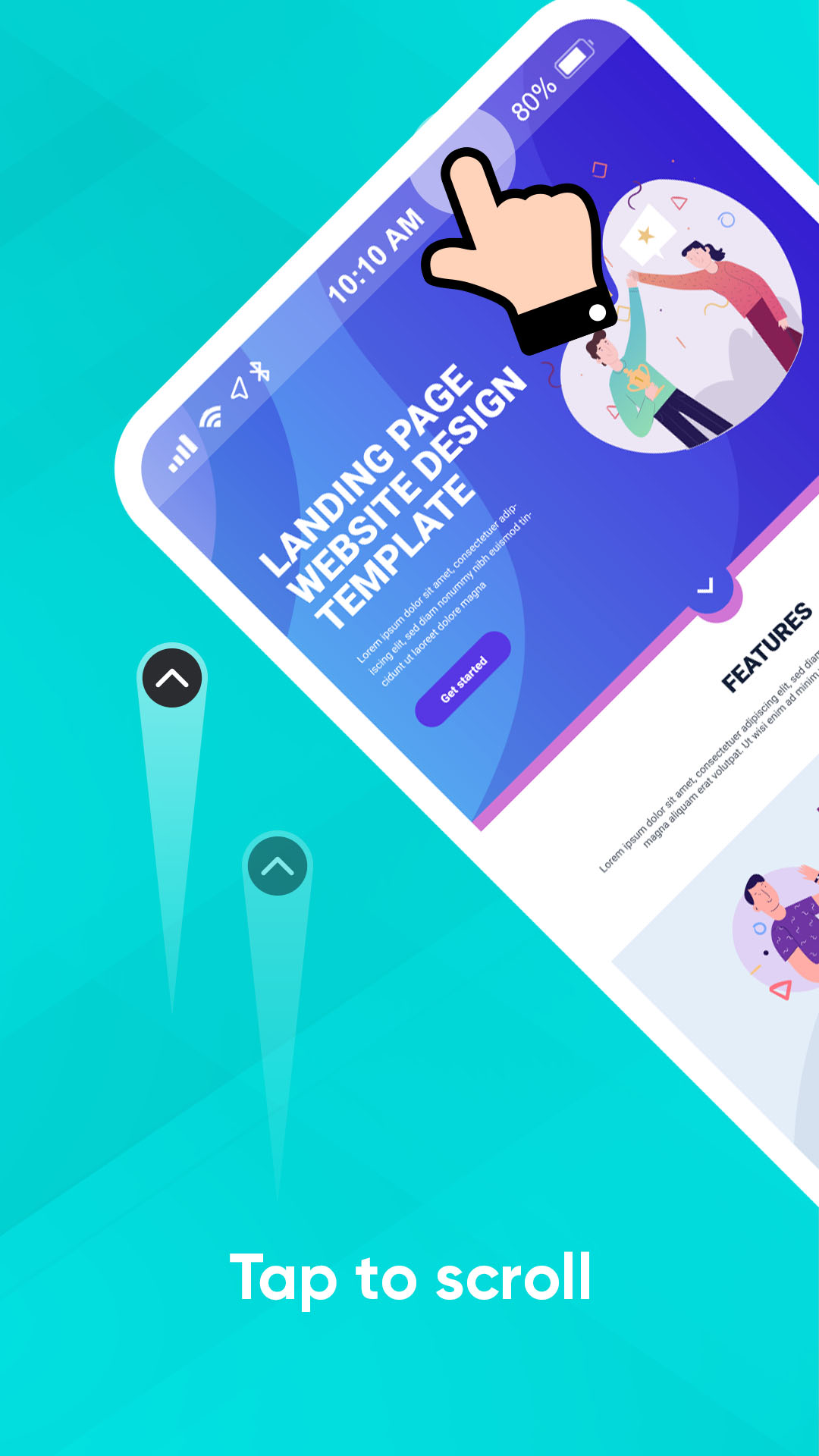 اسکرین شات 3 برنامه Tap Scroll - Perfect Scroll