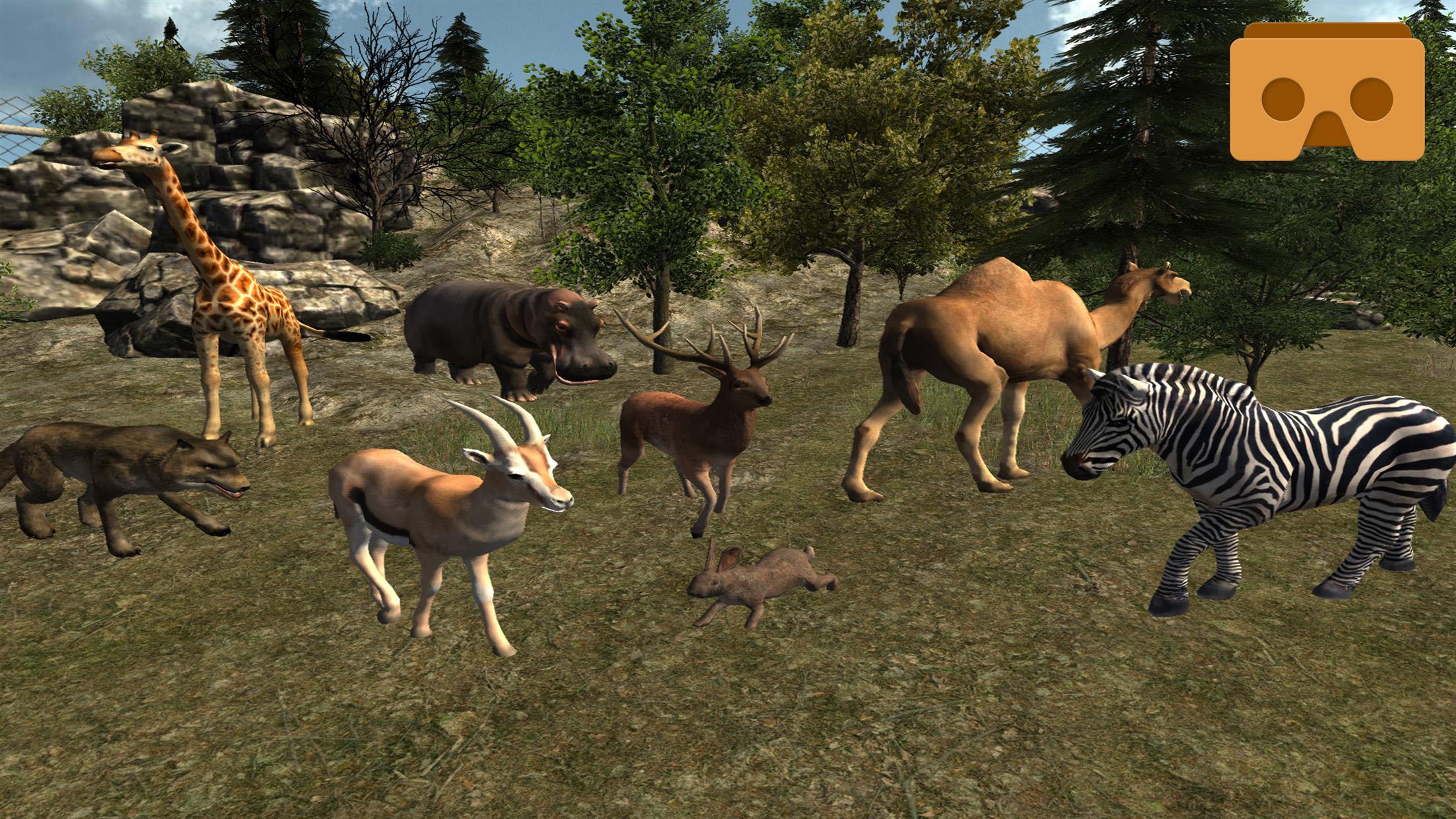 اسکرین شات 4 بازی VR Virtual Zoo 3D