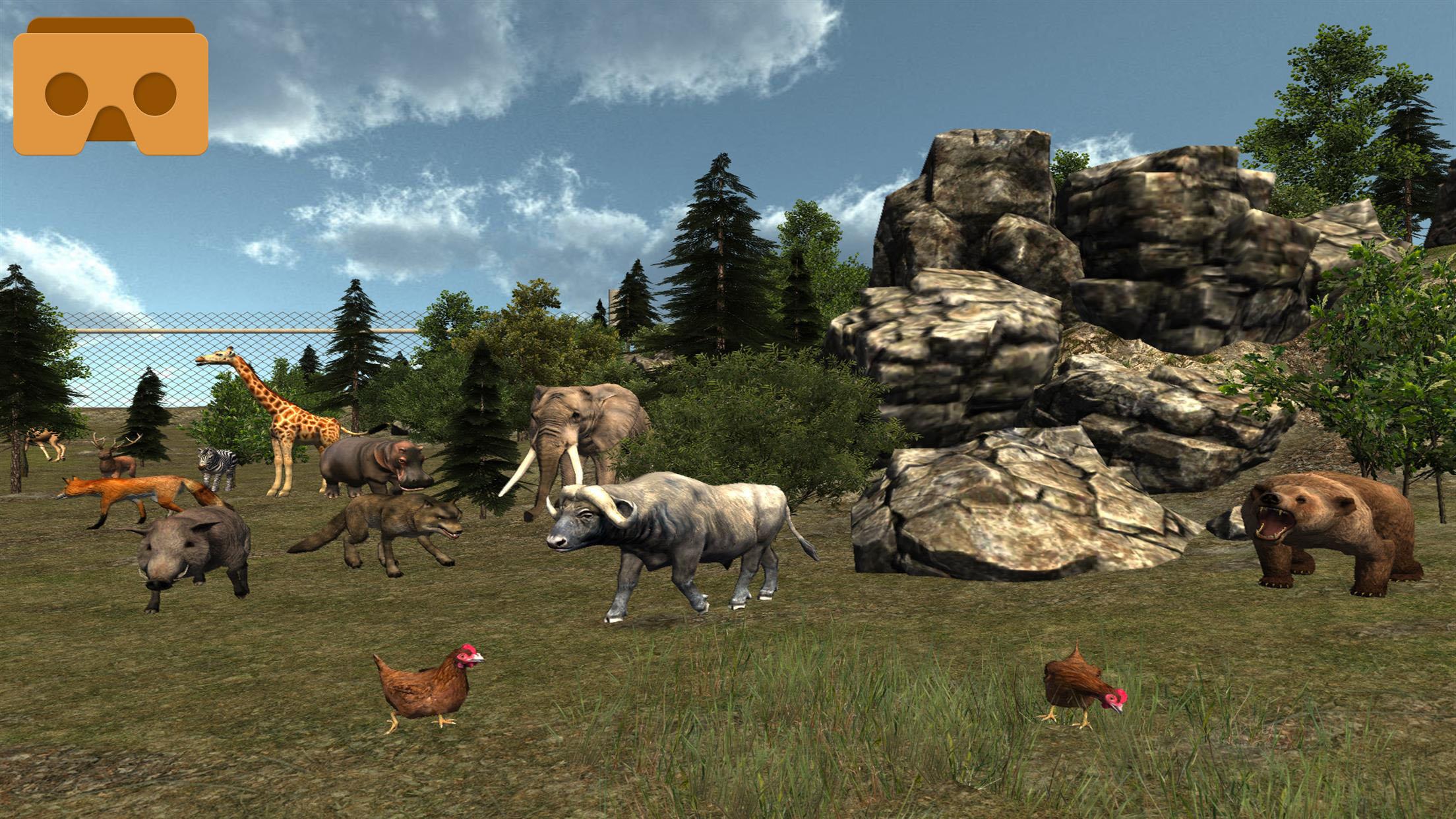 اسکرین شات 2 بازی VR Virtual Zoo 3D