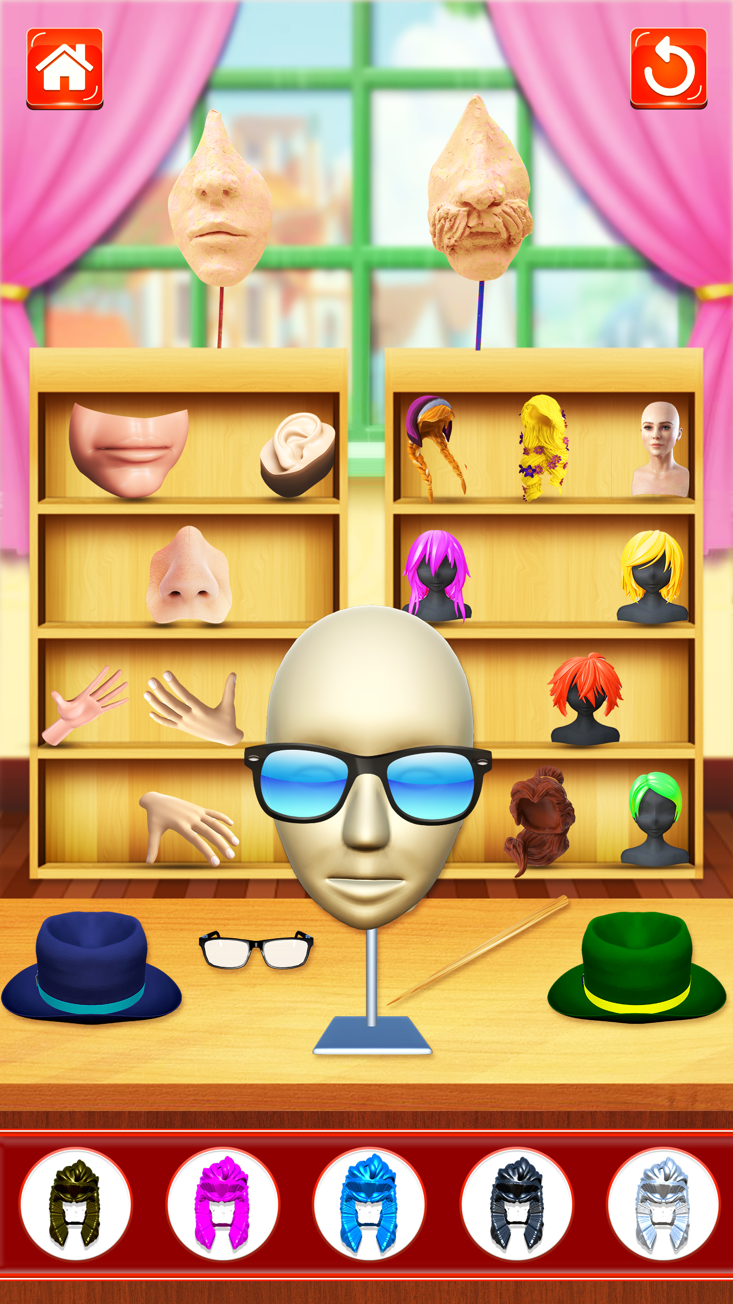 اسکرین شات 2 برنامه Sculpt Face Clay People Games