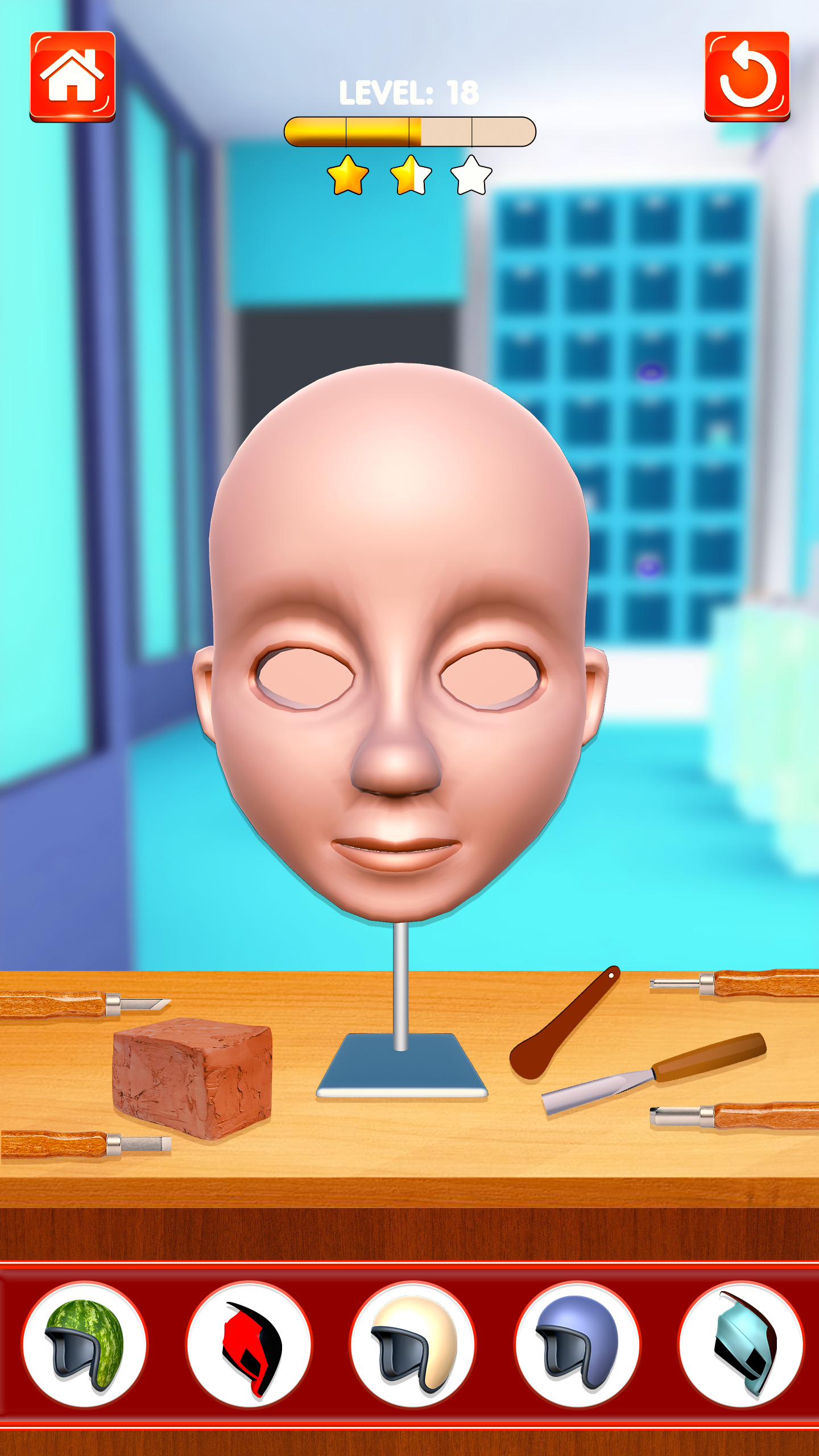 اسکرین شات 5 برنامه Sculpt Face Clay People Games