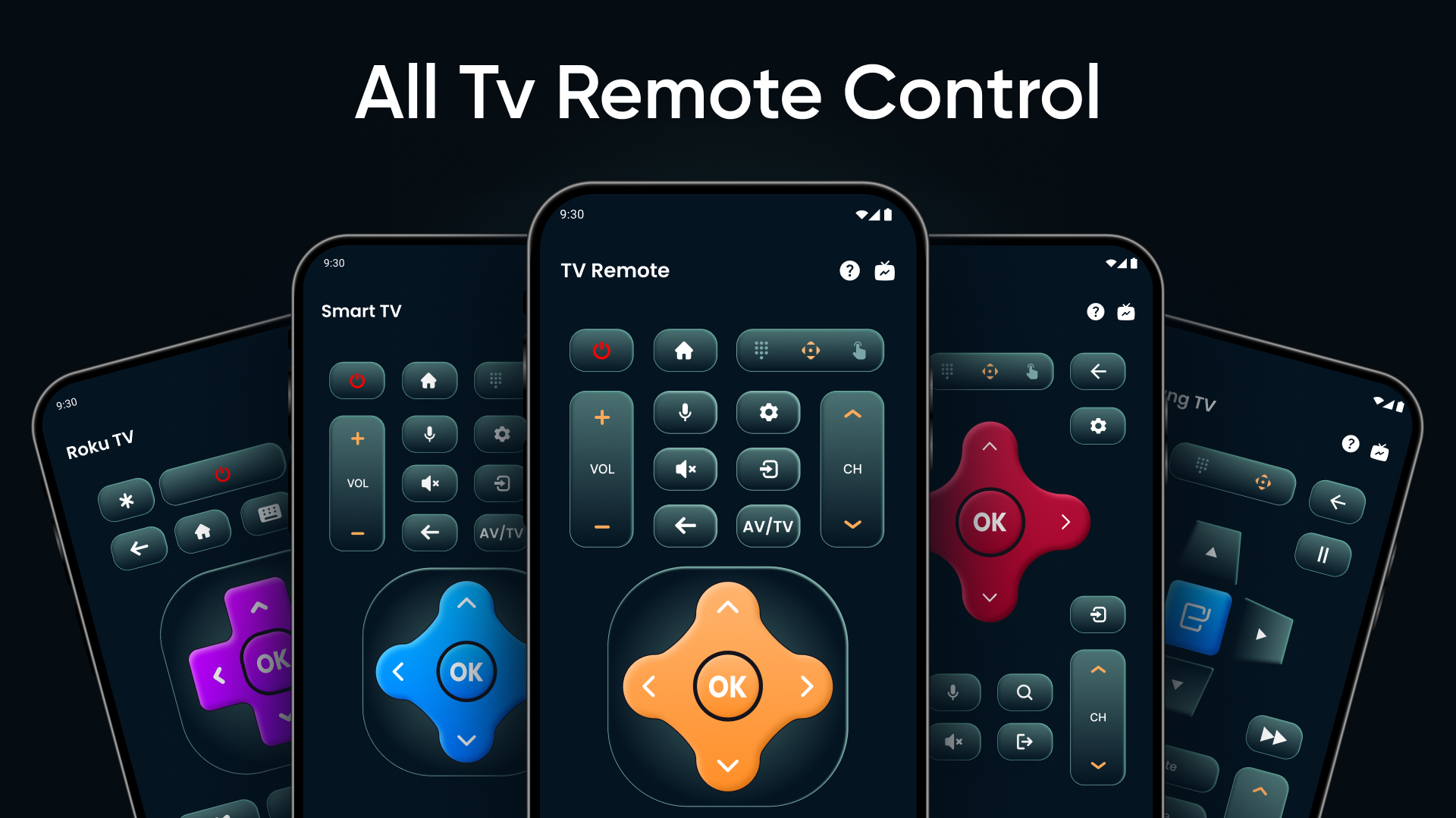 اسکرین شات 1 برنامه All Tv Remote Control-Smart Tv