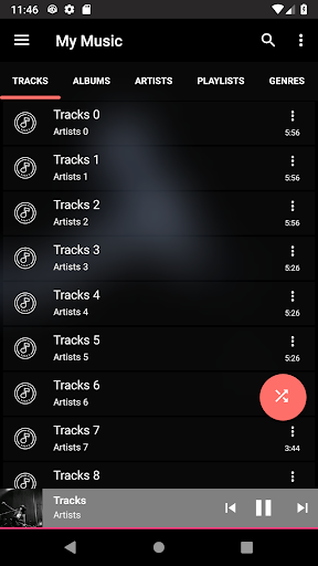 اسکرین شات 4 برنامه Music Player