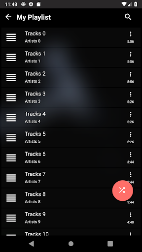 اسکرین شات 6 برنامه Music Player
