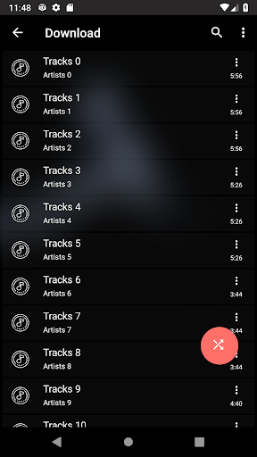 اسکرین شات 7 برنامه Music Player
