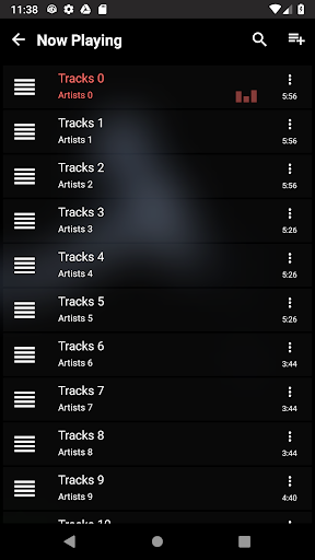 اسکرین شات 5 برنامه Music Player