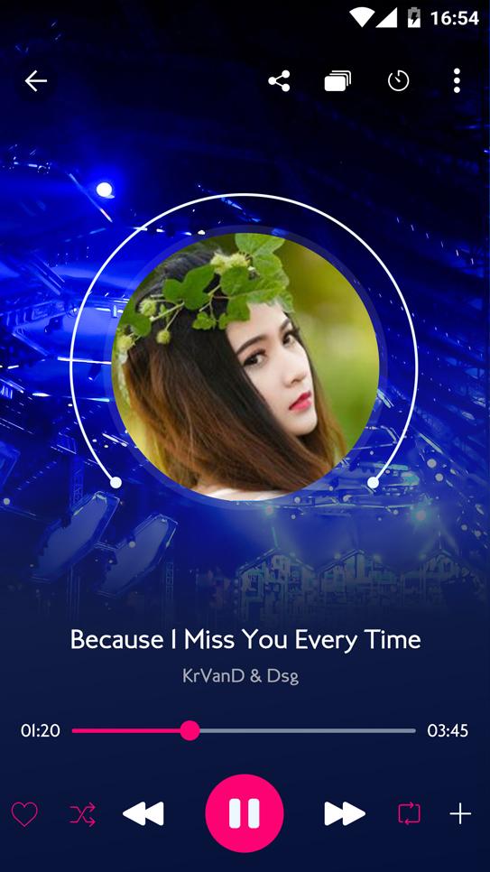 اسکرین شات 4 برنامه Music player