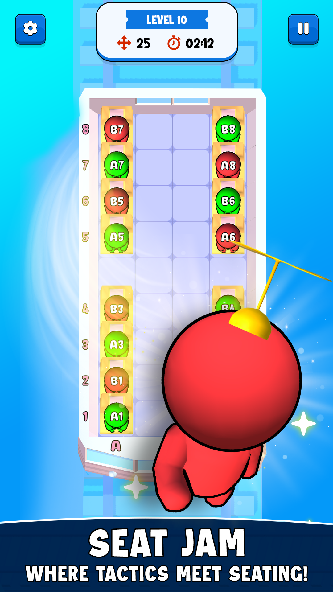 اسکرین شات 1 بازی Bus Seat Jam Master 3D