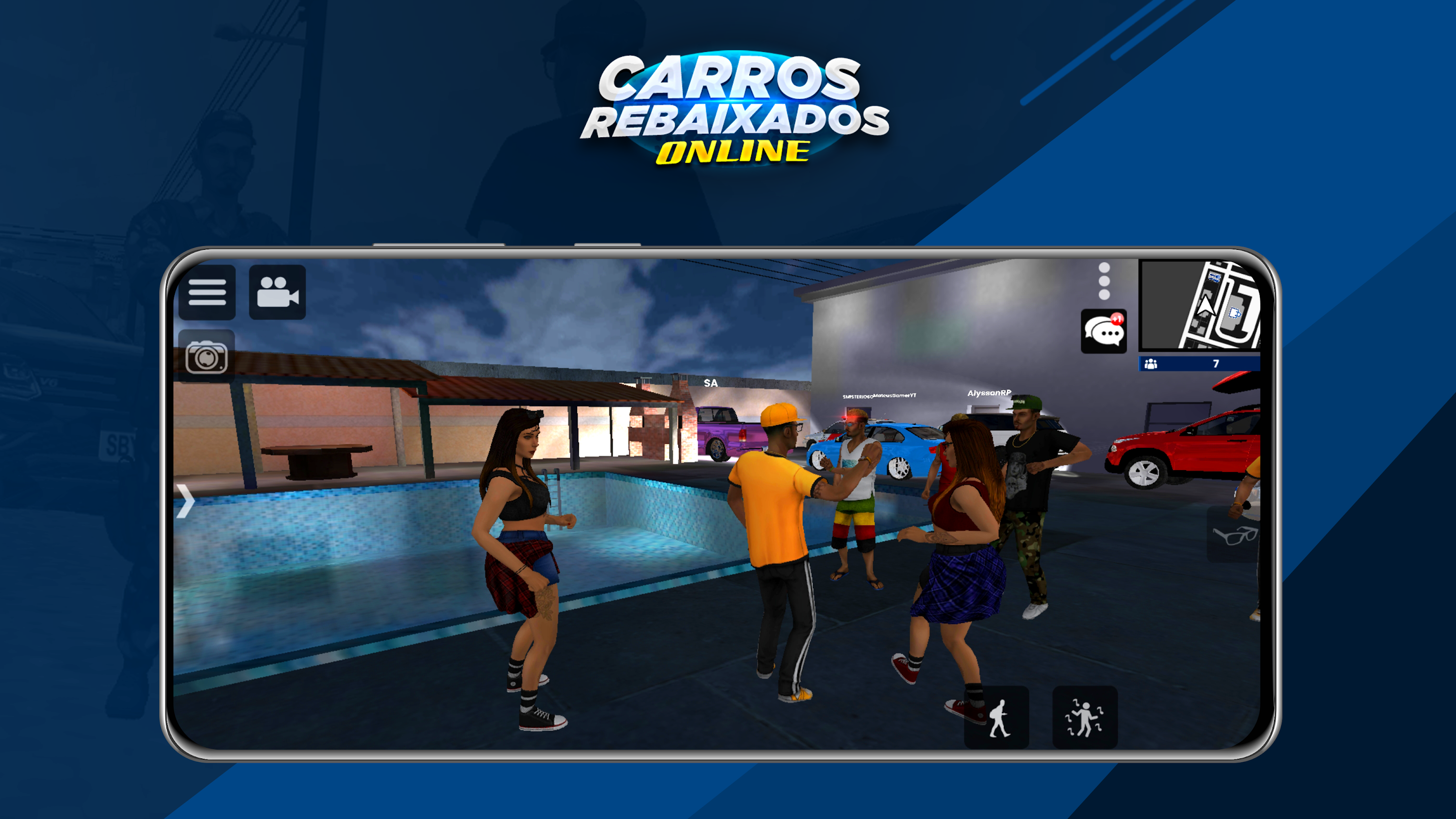 اسکرین شات 3 بازی Carros Rebaixados Online