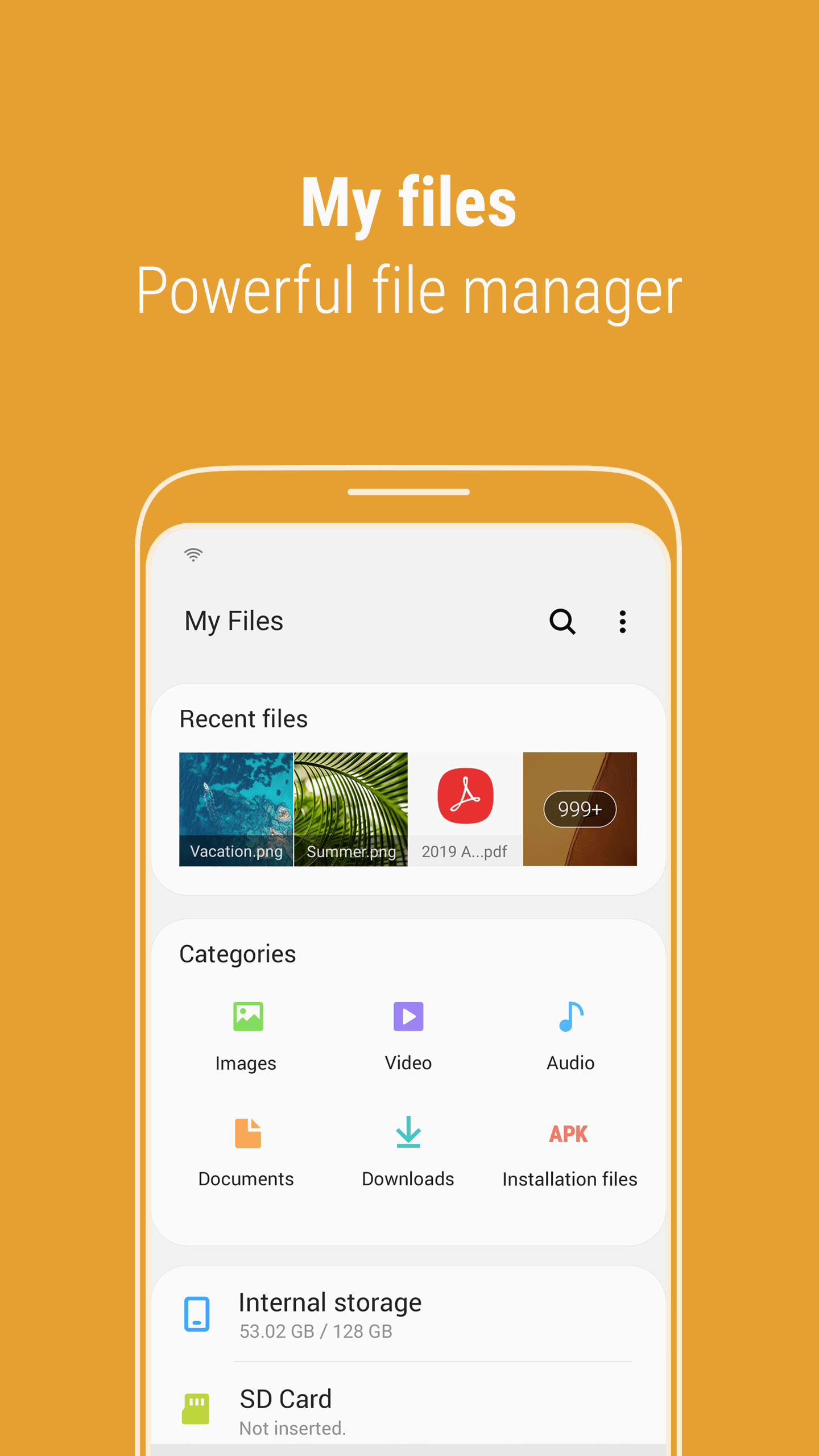 اسکرین شات 1 برنامه Samsung My Files