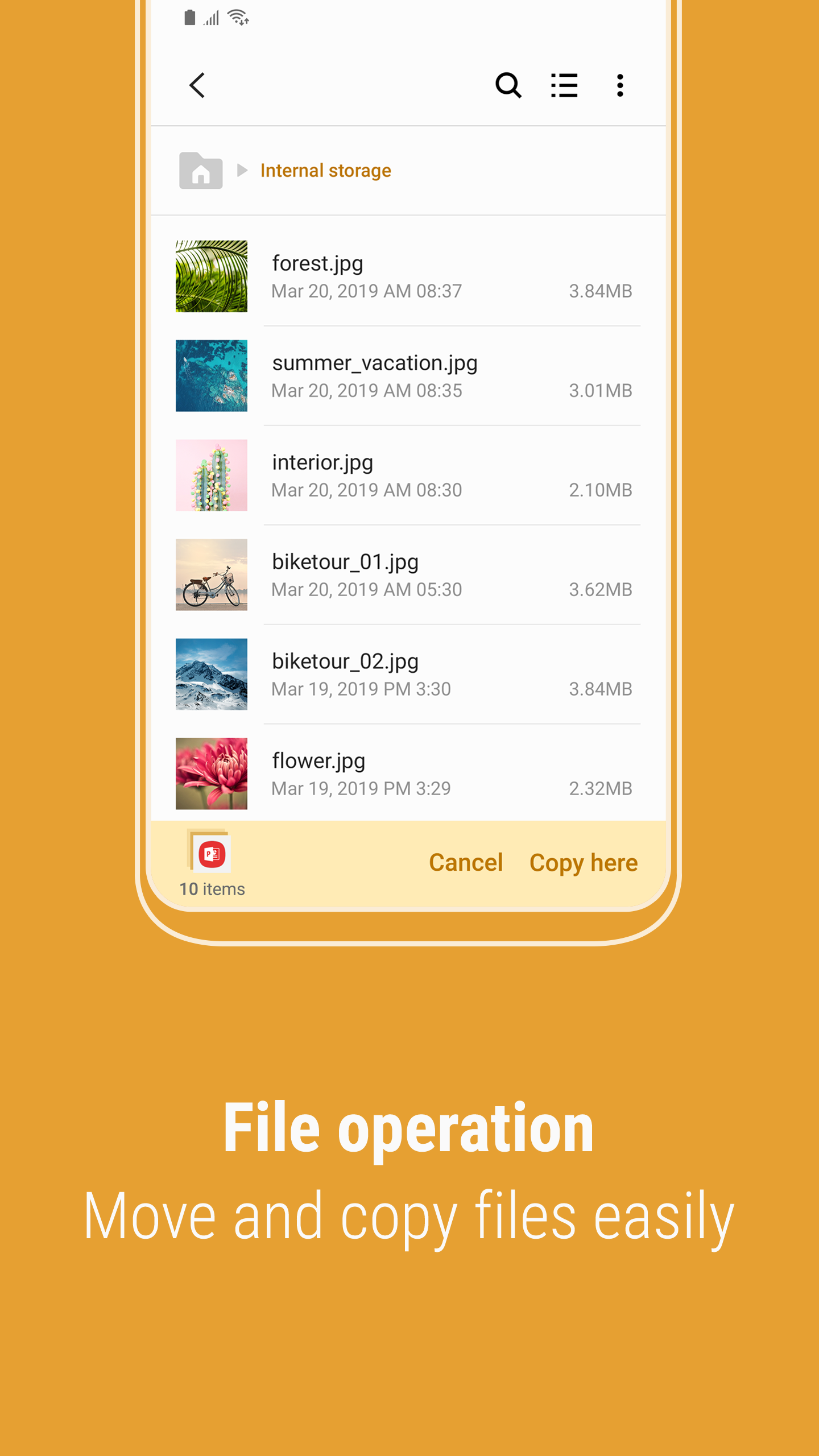 اسکرین شات 3 برنامه Samsung My Files