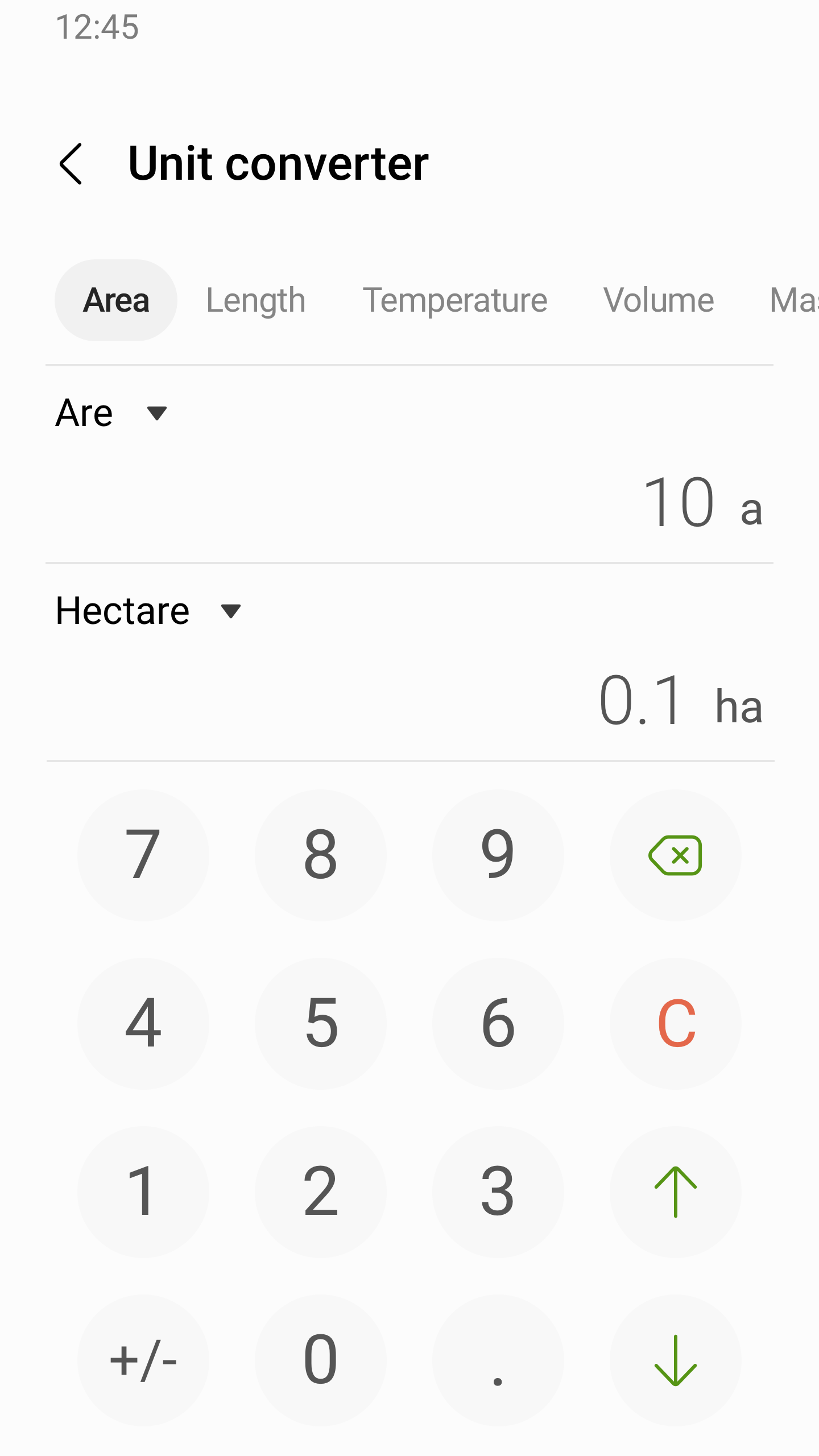 اسکرین شات 5 برنامه Samsung Calculator