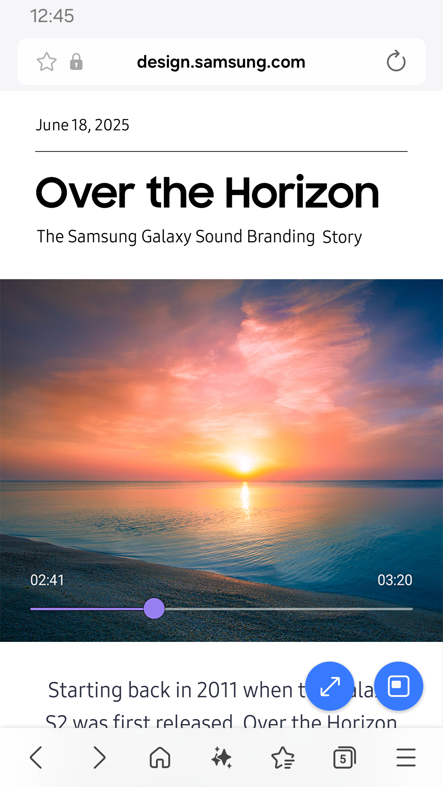 اسکرین شات 4 برنامه Samsung Internet Browser Beta