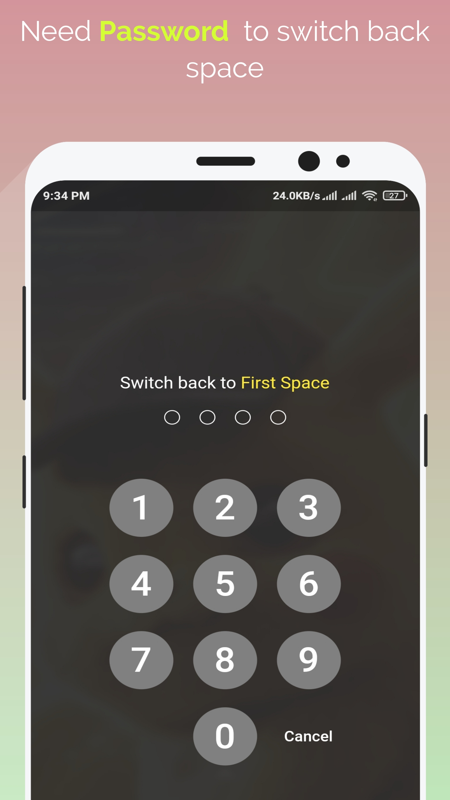 اسکرین شات 3 برنامه Second Space: Launcher
