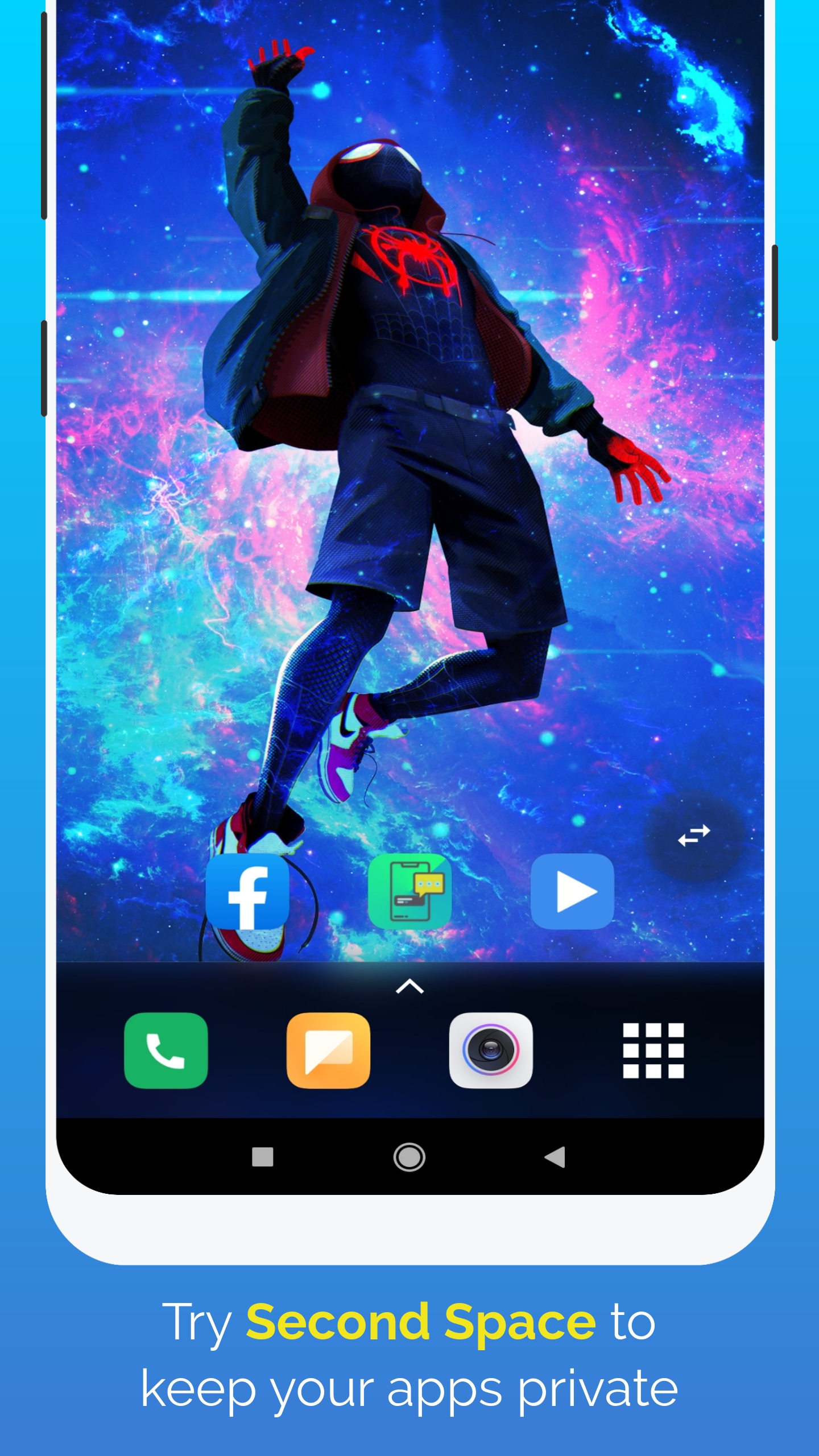 اسکرین شات 1 برنامه Second Space: Launcher