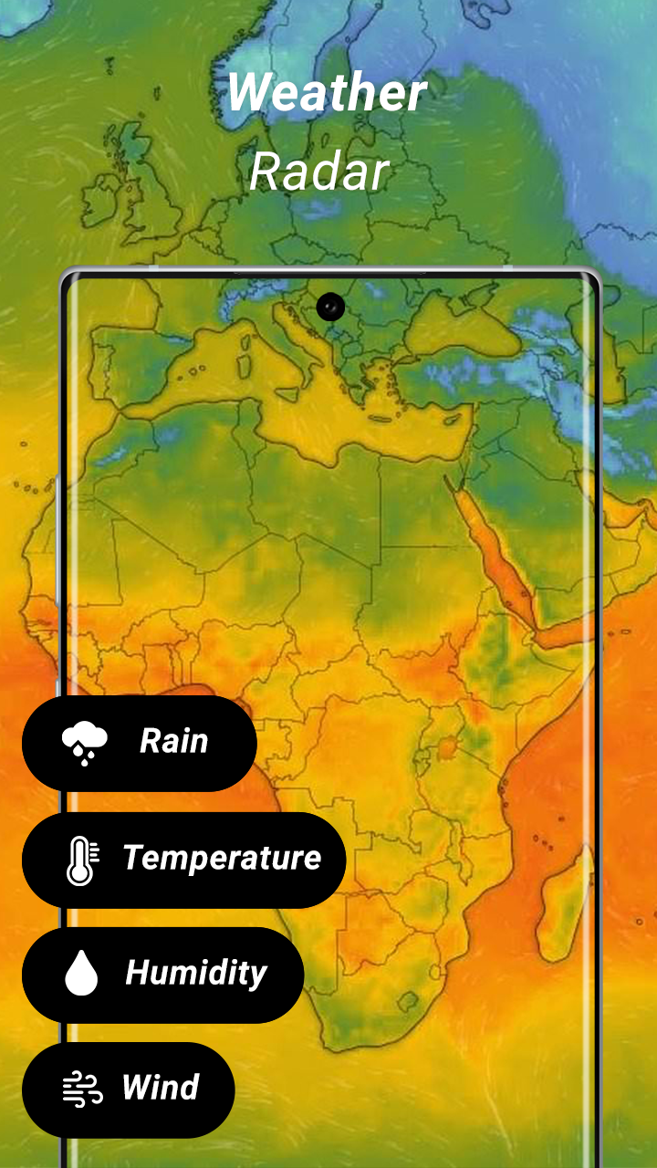 اسکرین شات 3 برنامه Live Weather
