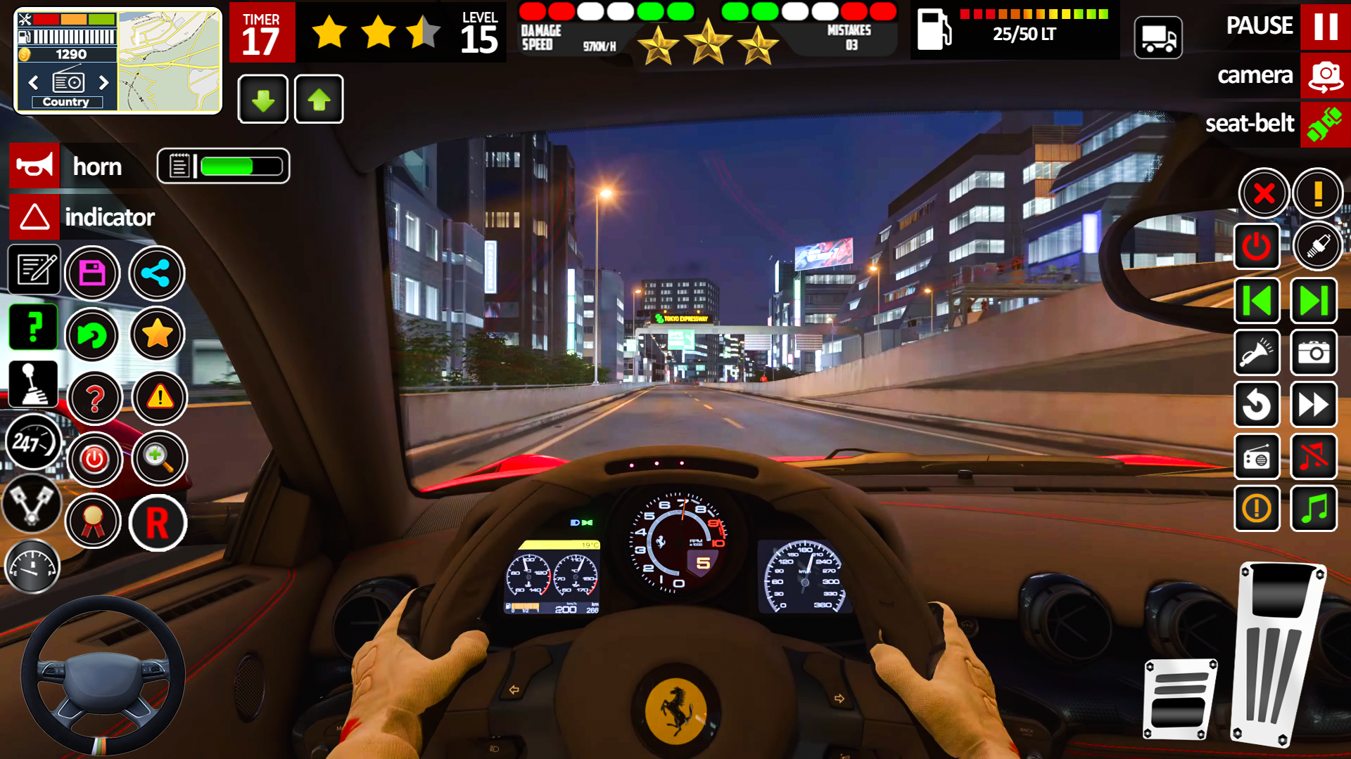 اسکرین شات 2 بازی Driving School 3D : Car Games