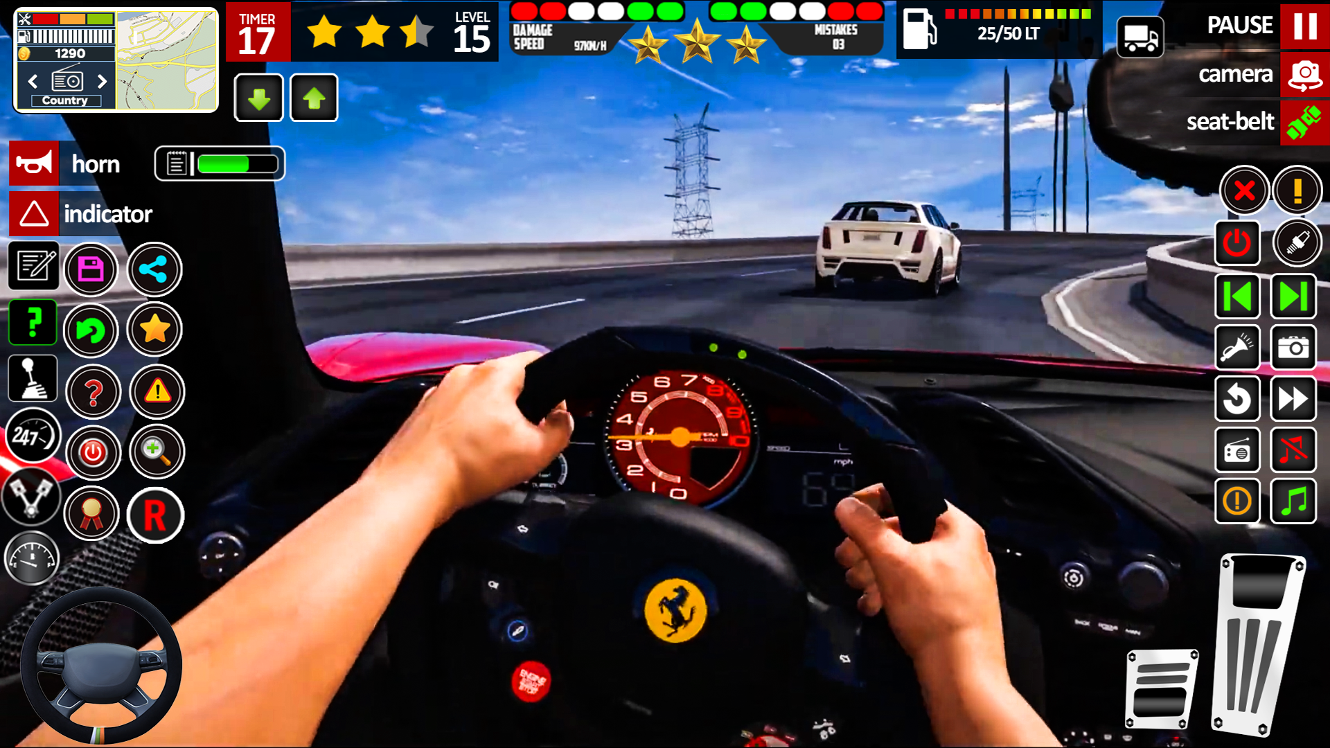 اسکرین شات 4 بازی Driving School 3D : Car Games