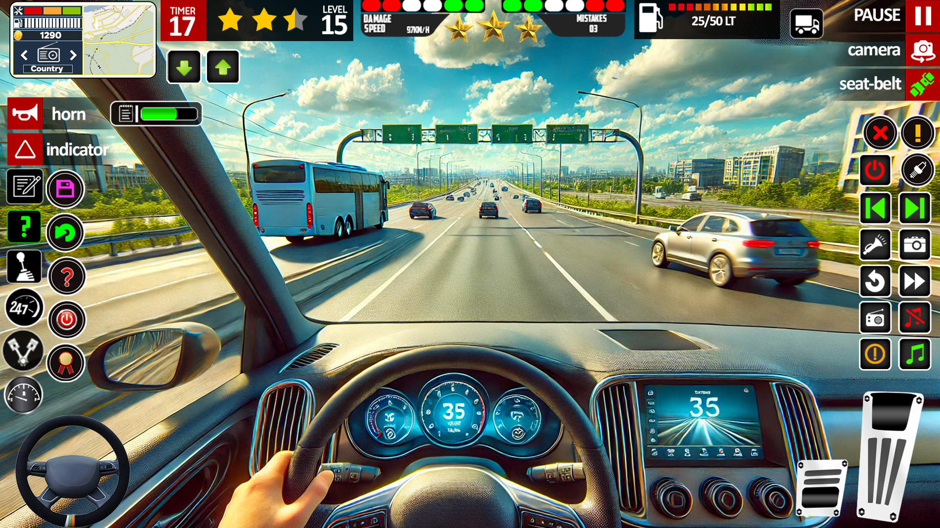 اسکرین شات 5 بازی Driving School 3D : Car Games