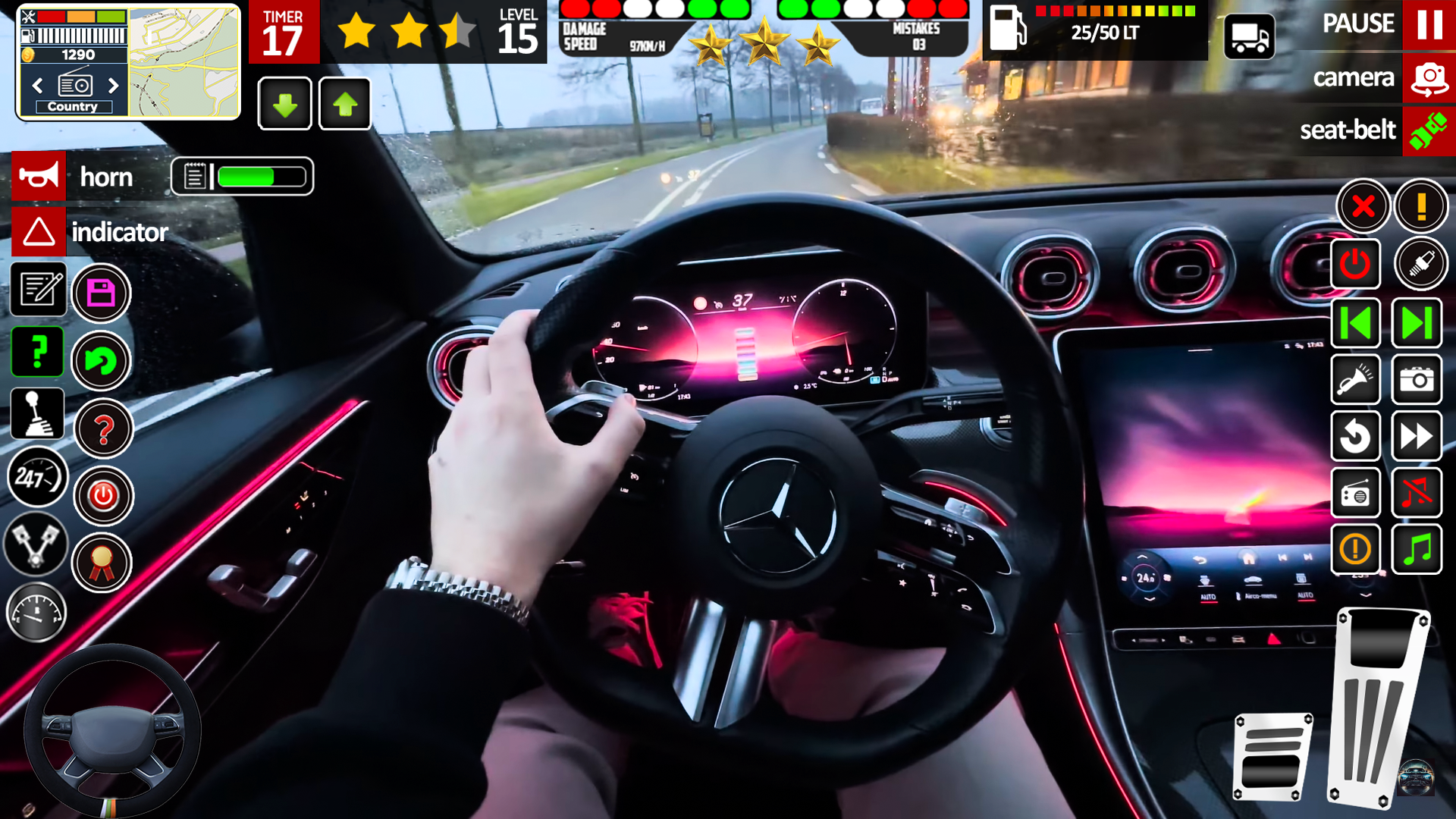 اسکرین شات 1 بازی Driving School 3D : Car Games