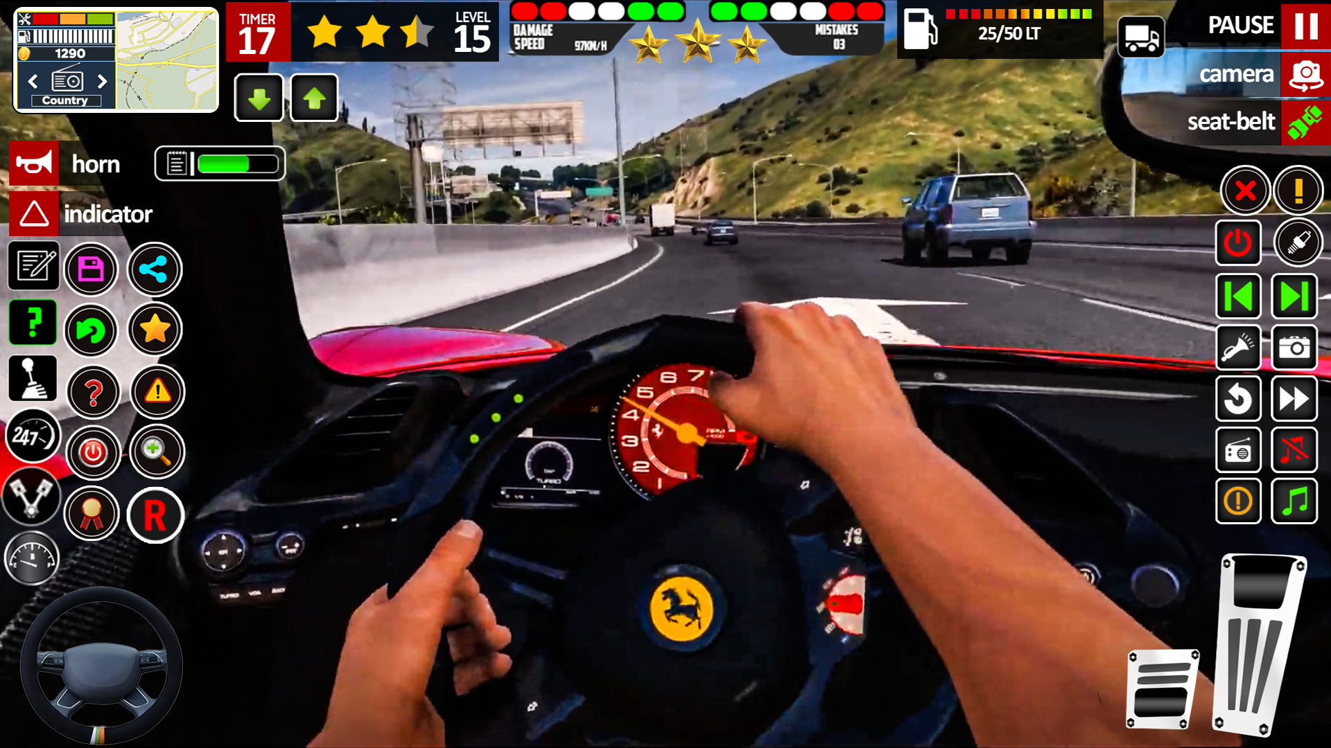 اسکرین شات 5 بازی Driving School 3D : Car Games